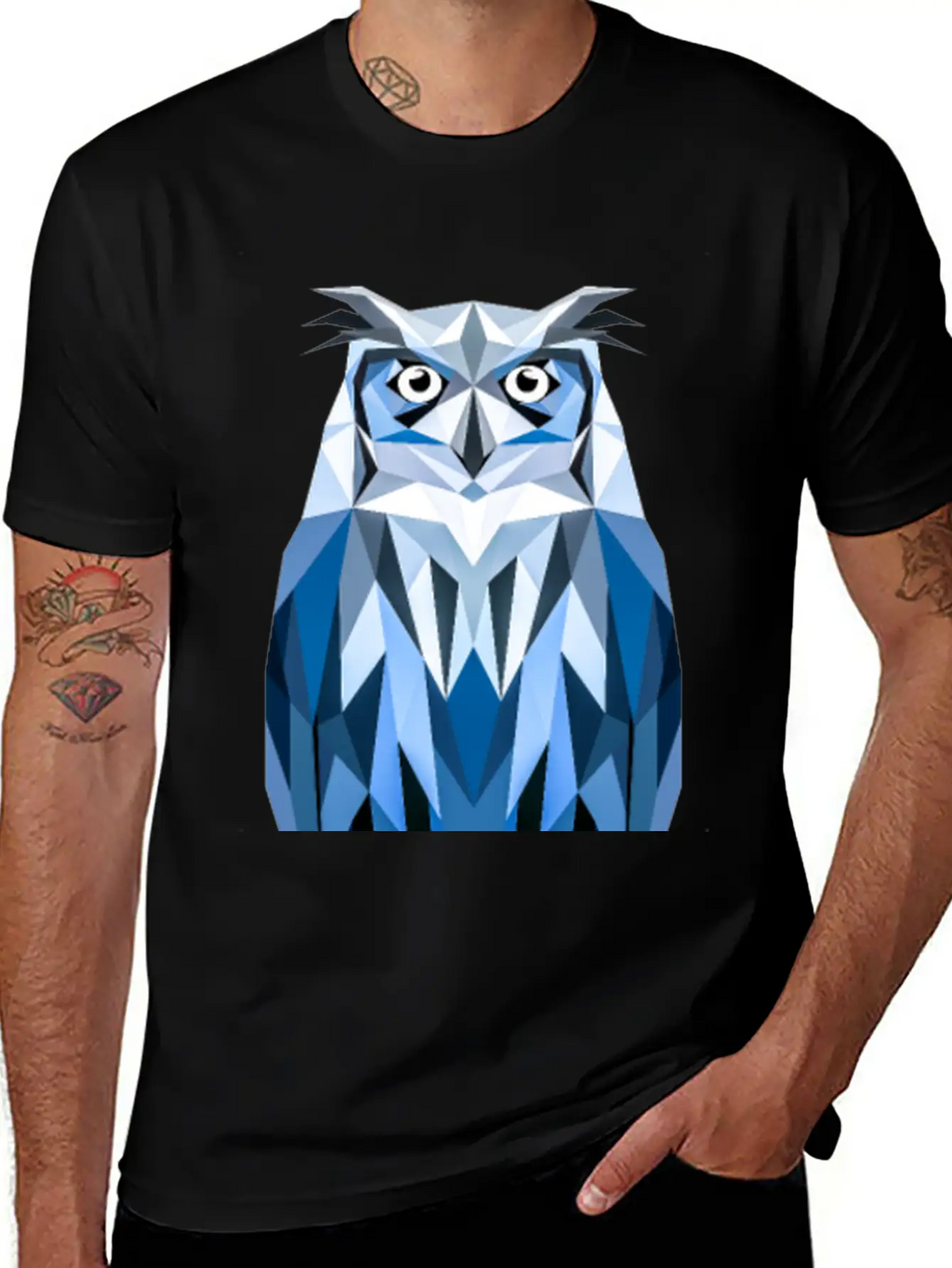 Owl Unisex Short Sleeve Soft Cotton T-Shirt – Casual Everyday Wear