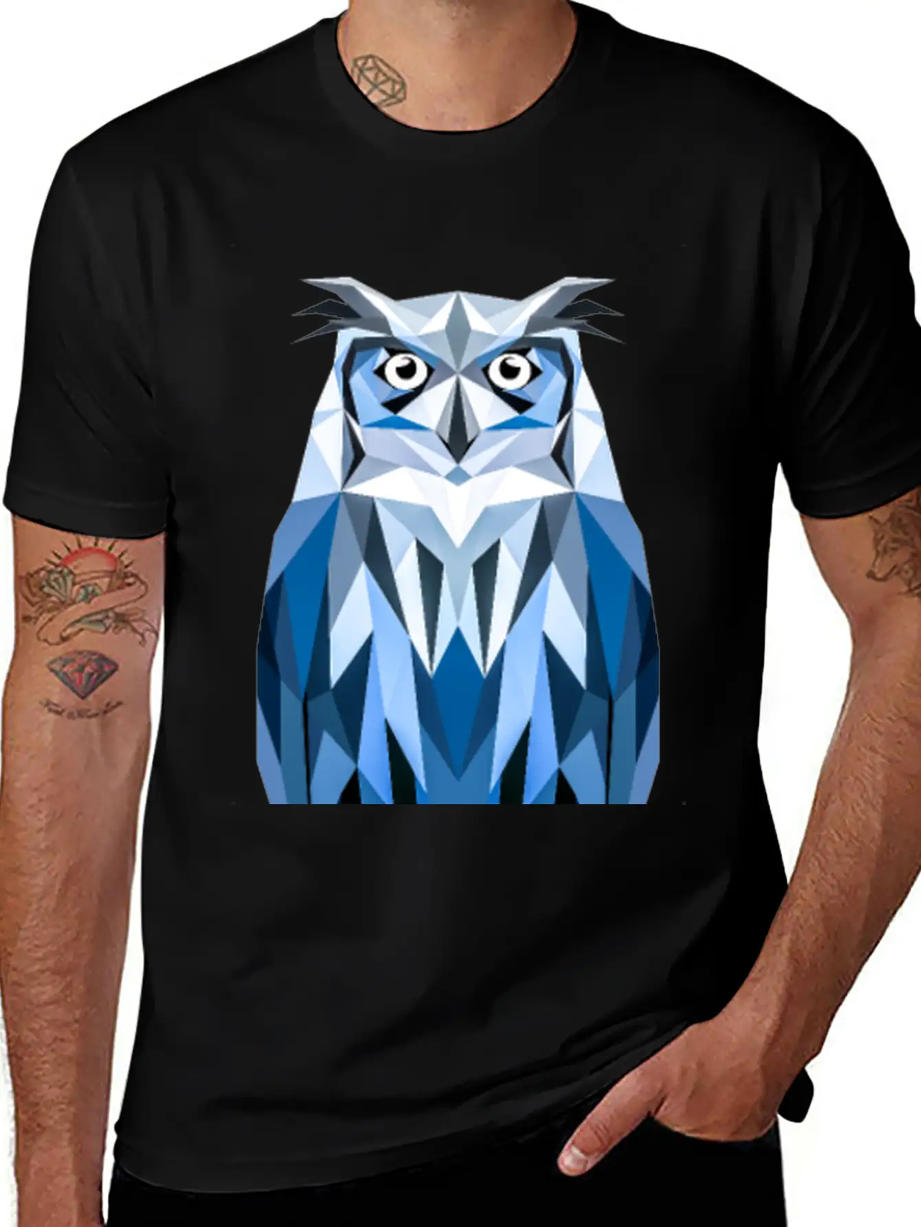 Owl Unisex Short Sleeve Soft Cotton T-Shirt – Casual Everyday Wear