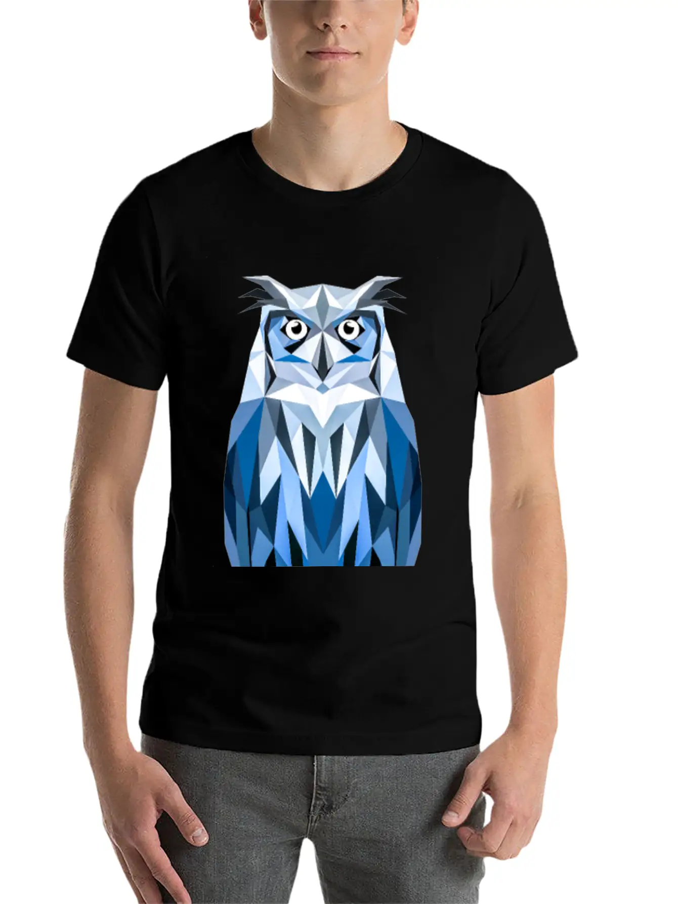 Owl Unisex Short Sleeve Soft Cotton T-Shirt – Casual Everyday Wear