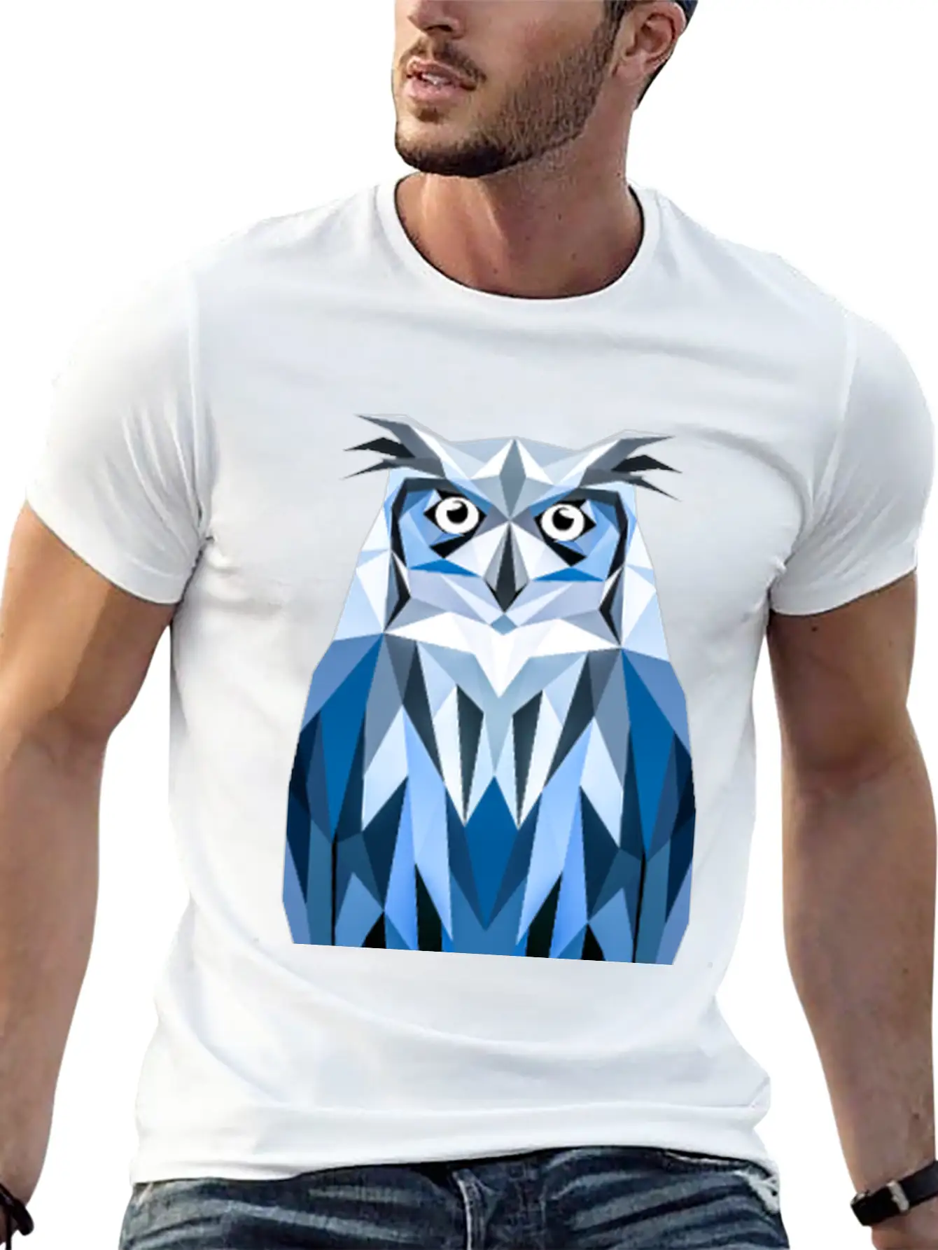 Owl Unisex Short Sleeve Soft Cotton T-Shirt – Casual Everyday Wear