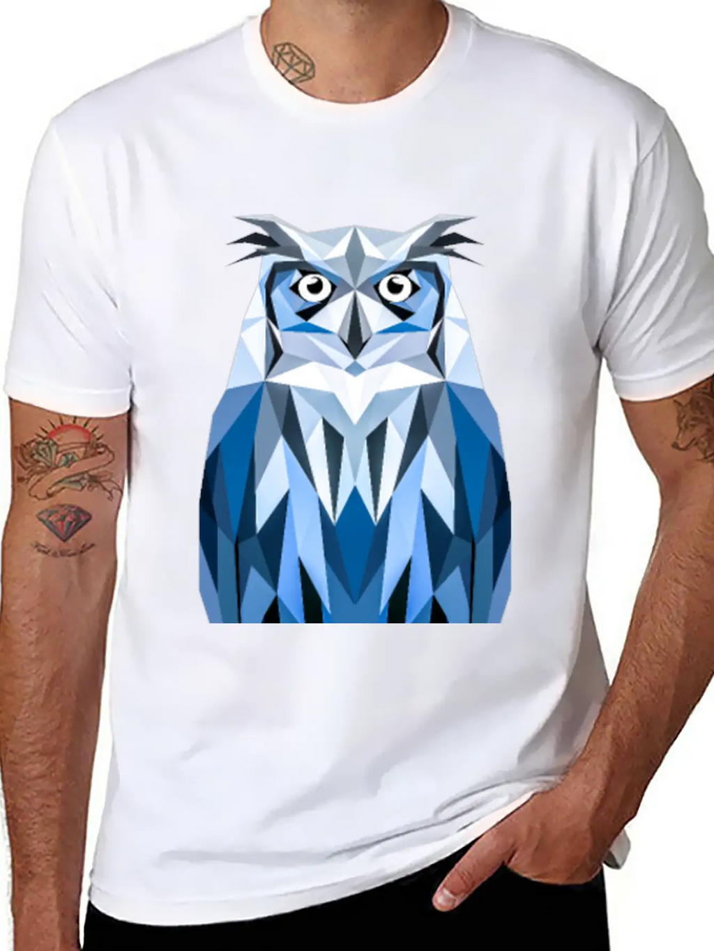 Owl Unisex Short Sleeve Soft Cotton T-Shirt – Casual Everyday Wear
