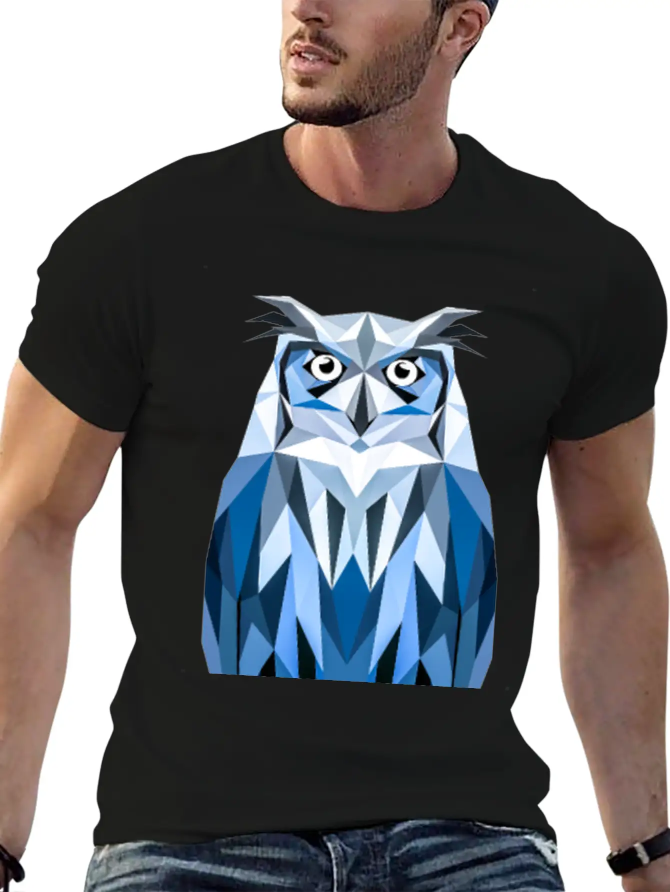 Owl Unisex Short Sleeve Soft Cotton T-Shirt – Casual Everyday Wear