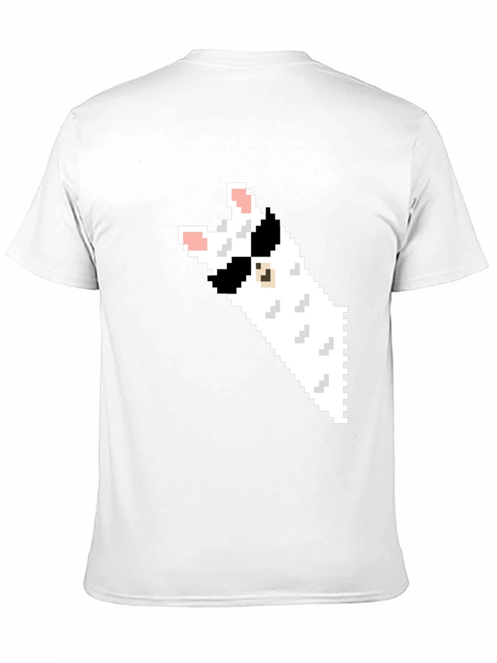 Pixel Cat Black T-Shirt - Gamer Style