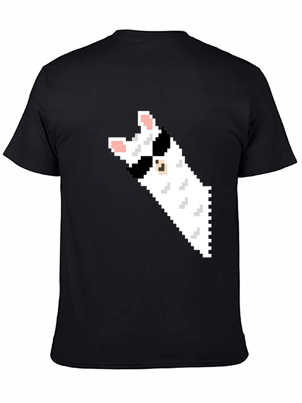 Pixel Cat Black T-Shirt - Gamer Style
