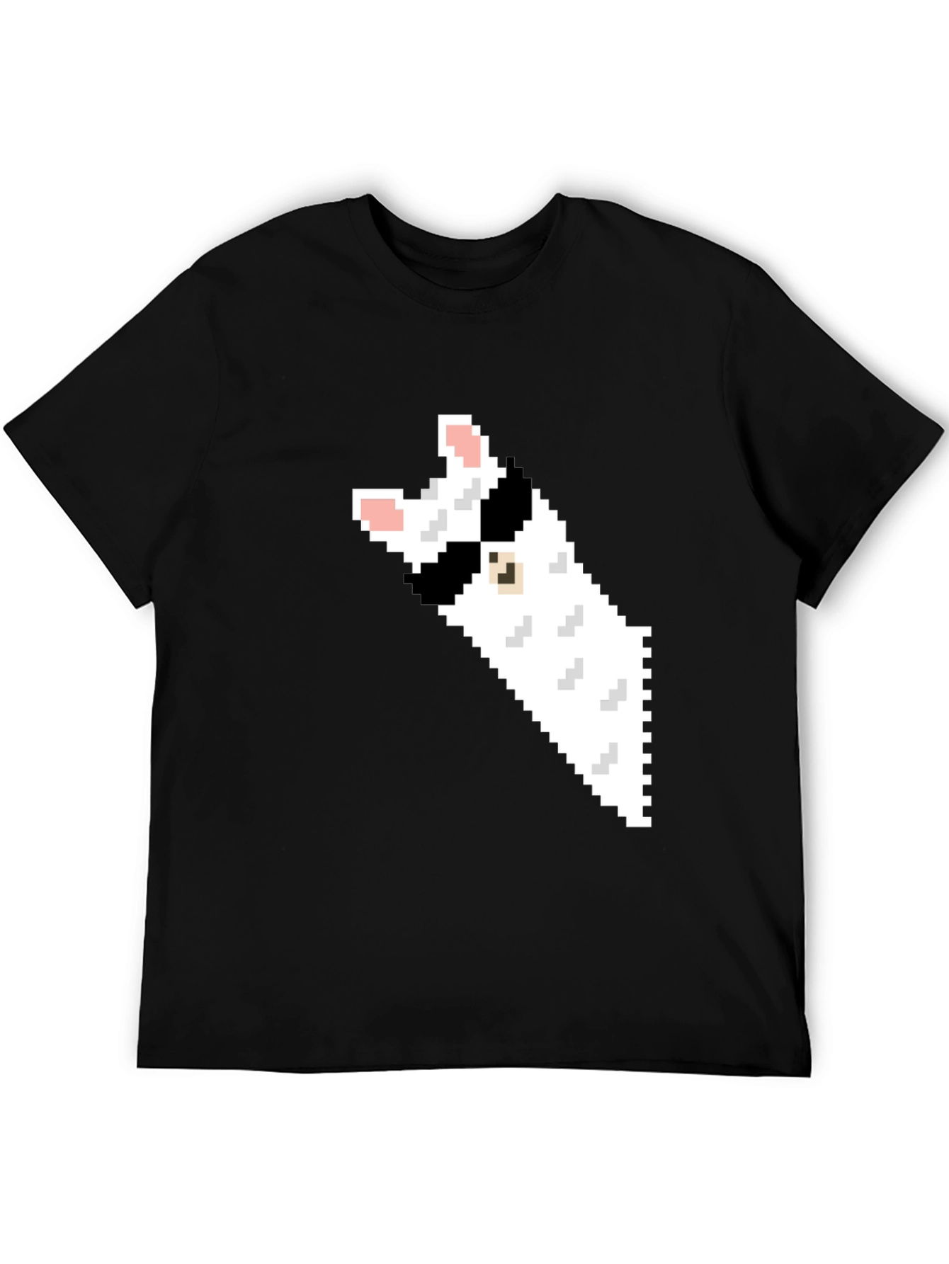 Pixel Cat Black T-Shirt - Gamer Style