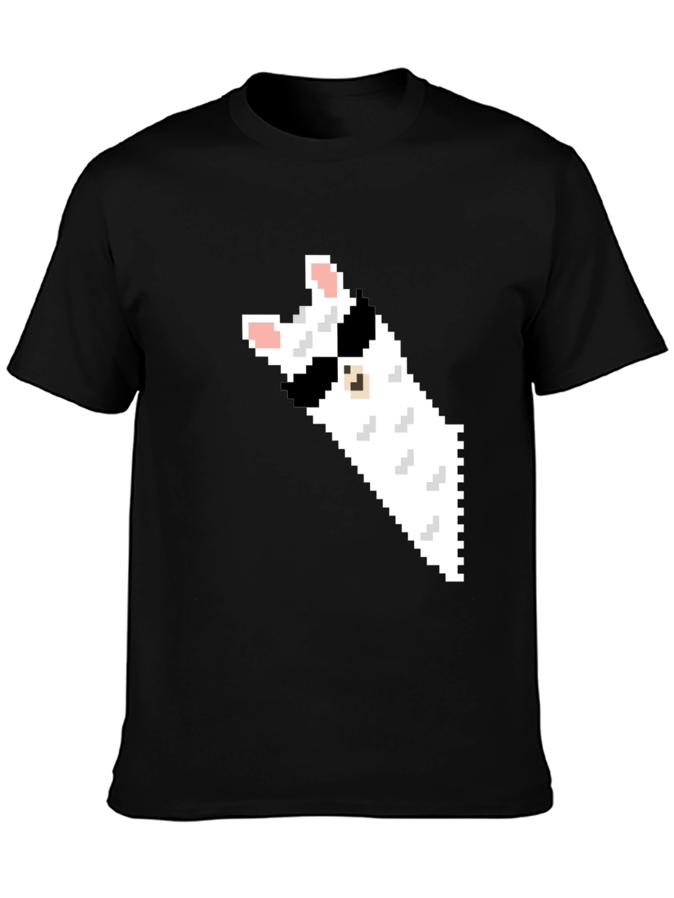 Pixel Cat Black T-Shirt - Gamer Style