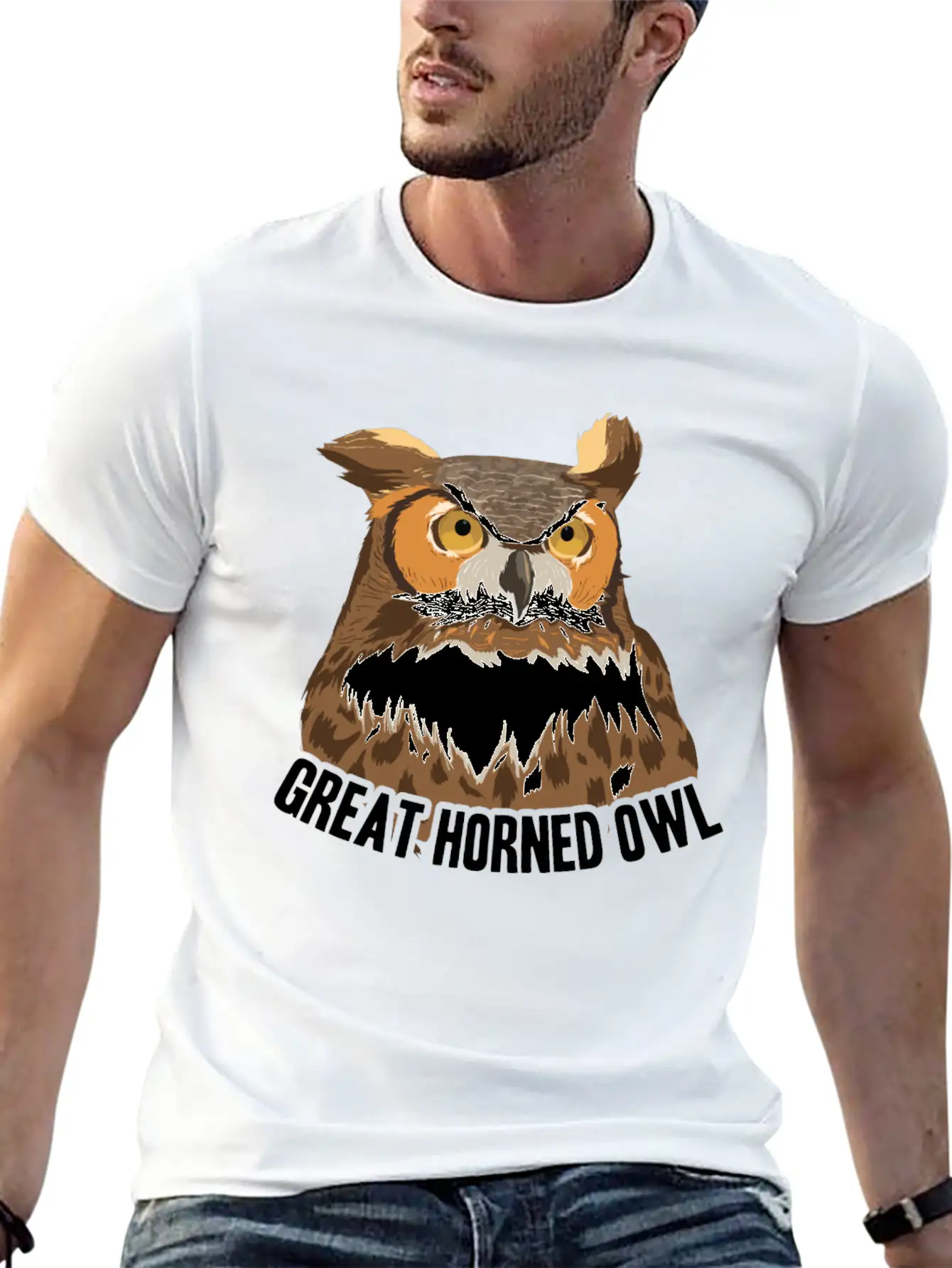 Owlaholic, Owl, Owls Lover Gift Breathable Soft Cotton T-Shirt – Timeless Casual Look
