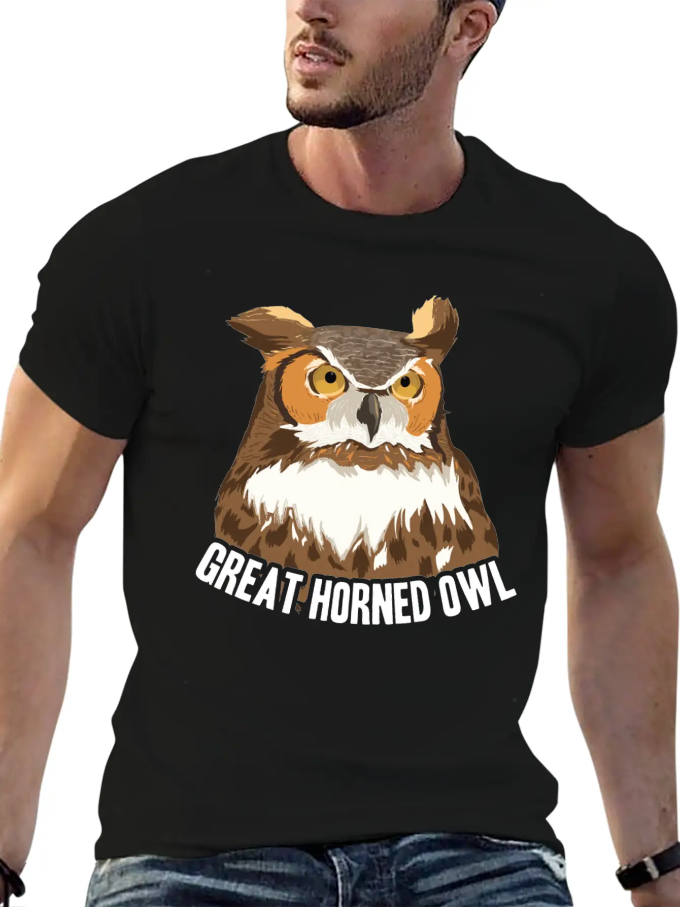 Owlaholic, Owl, Owls Lover Gift Breathable Soft Cotton T-Shirt – Timeless Casual Look