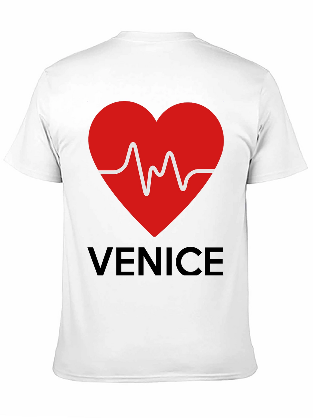 Venice Heartbeat Graphic Tee - Trendy Casual Style