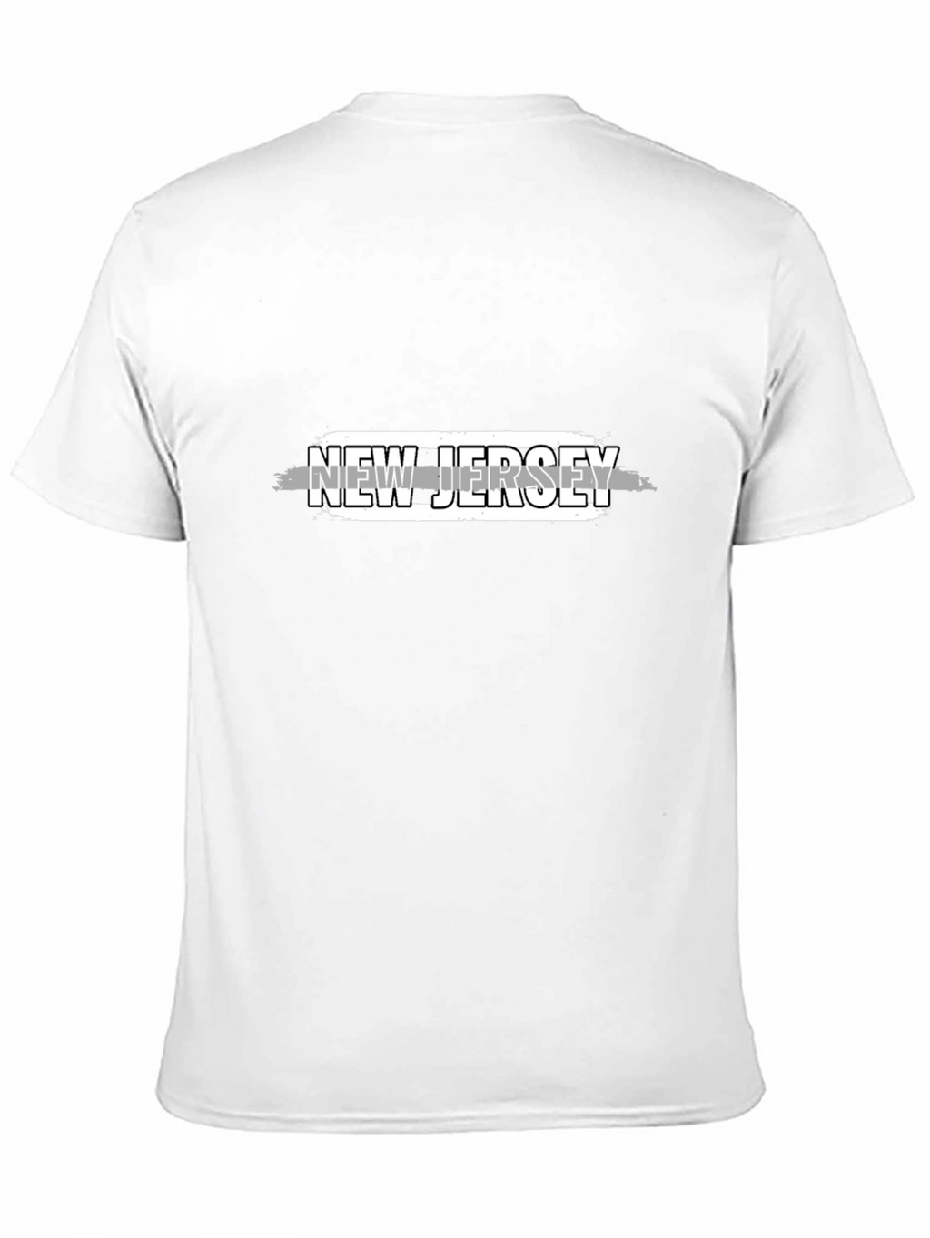 New Jersey Graphic T-Shirt - Black Cotton Tee