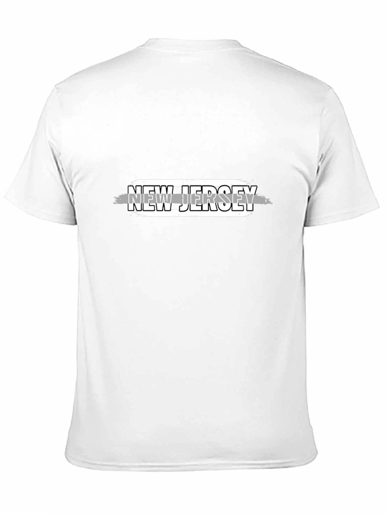 New Jersey Graphic T-Shirt - Black Cotton Tee