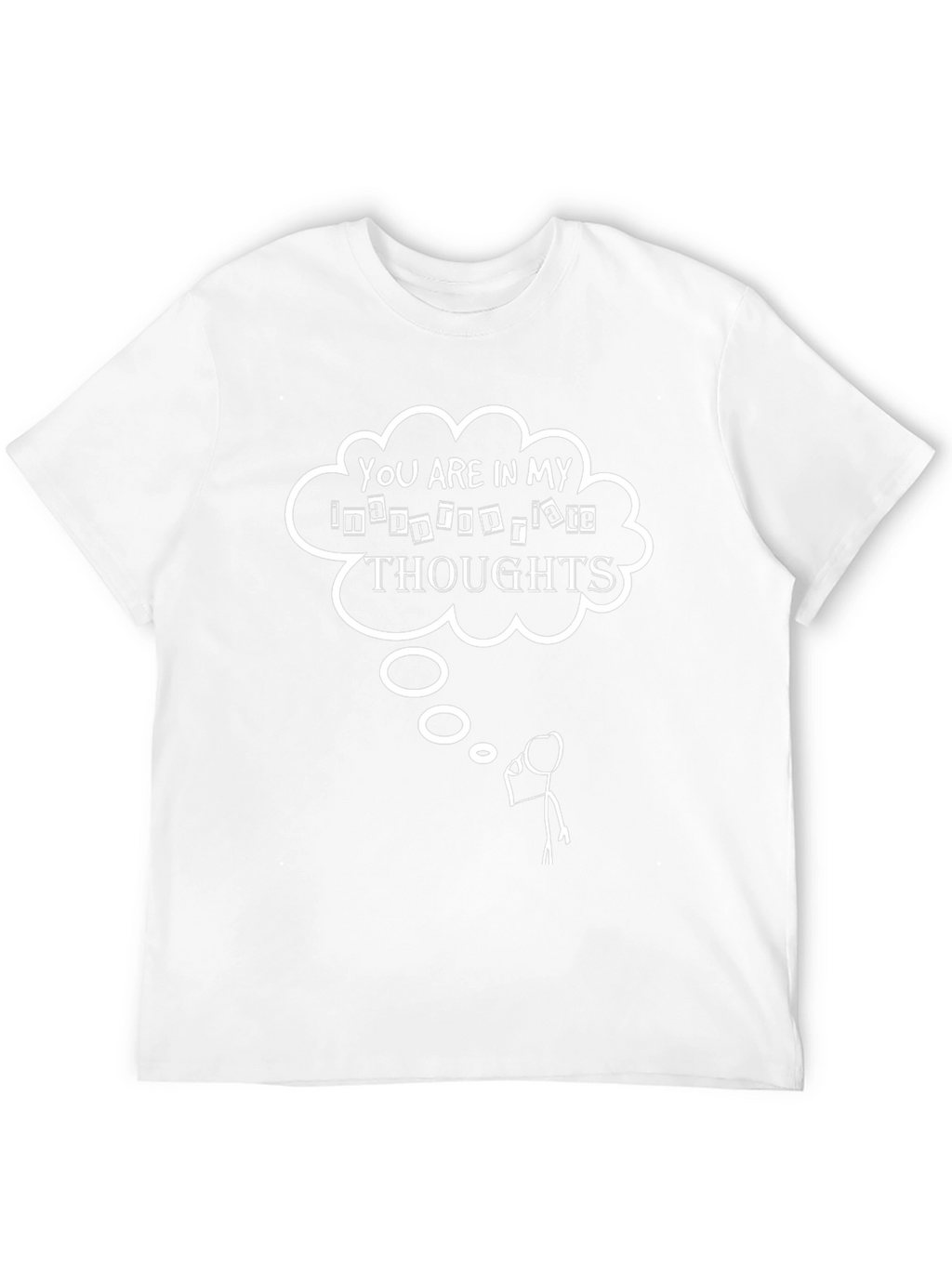 Inappropriate Thoughts Graphic T-Shirt Funny Tee