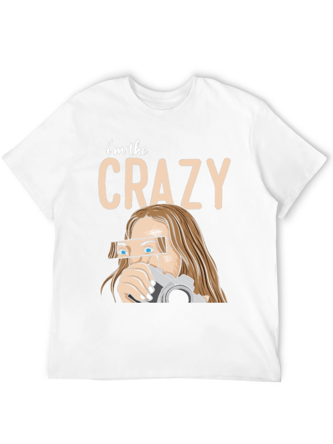 Crazy Photographer Graphic T-Shirt