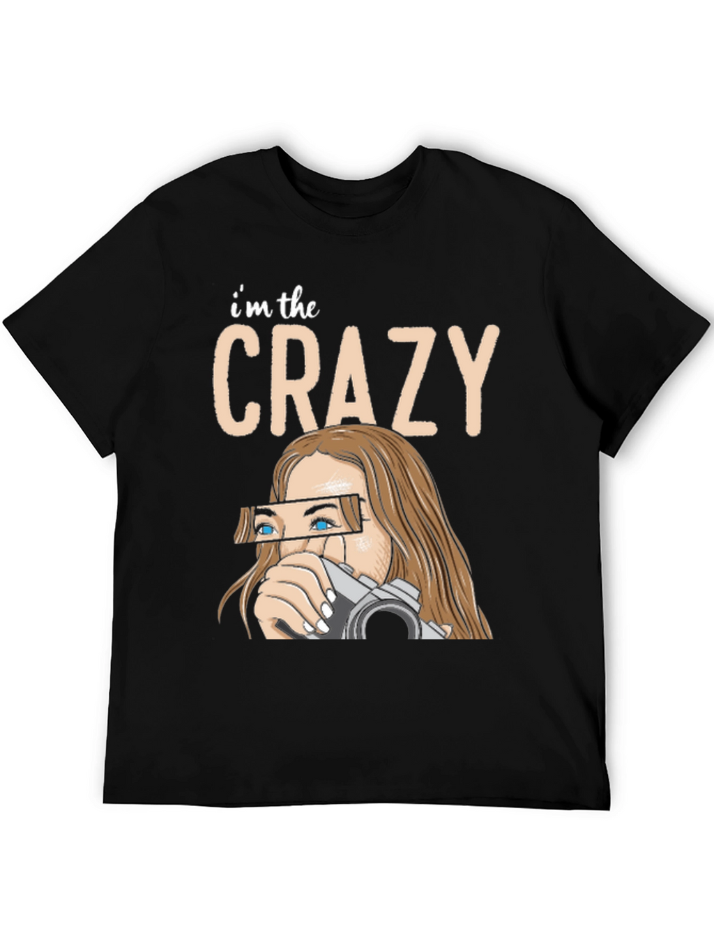 Crazy Photographer Graphic T-Shirt