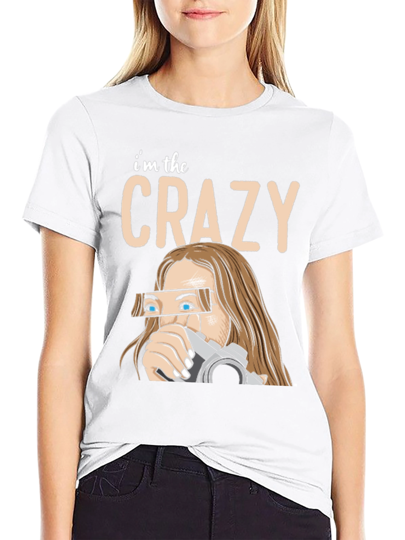 Crazy Photographer Graphic T-Shirt
