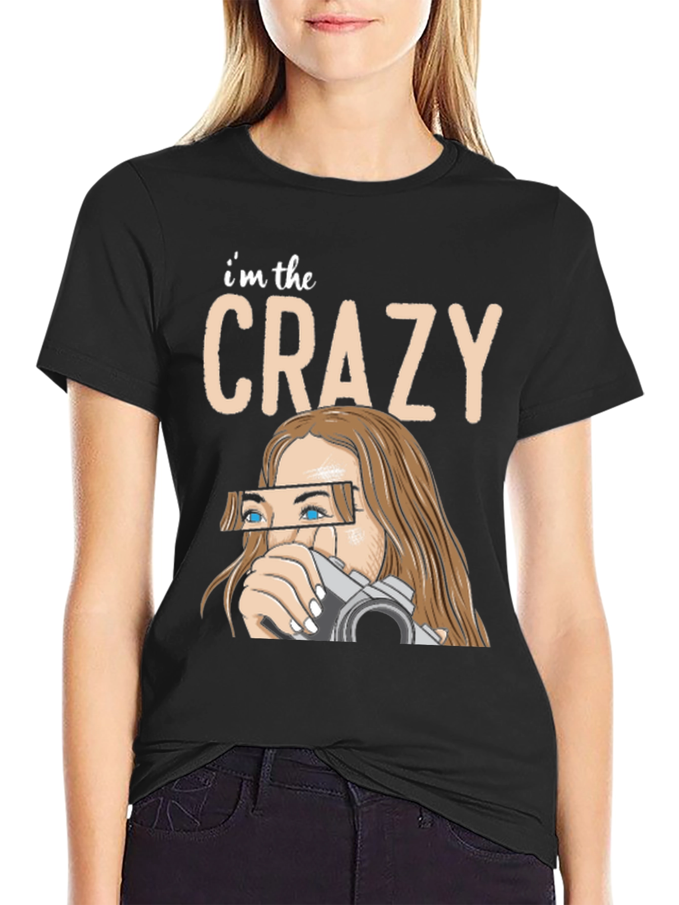 Crazy Photographer Graphic T-Shirt
