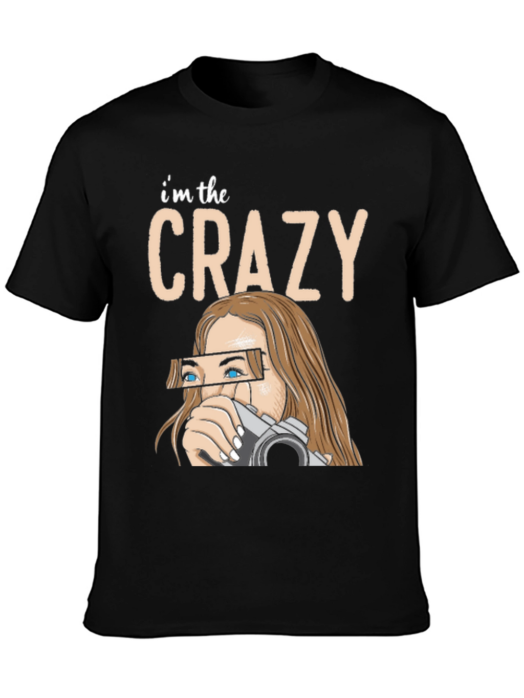 Crazy Photographer Graphic T-Shirt
