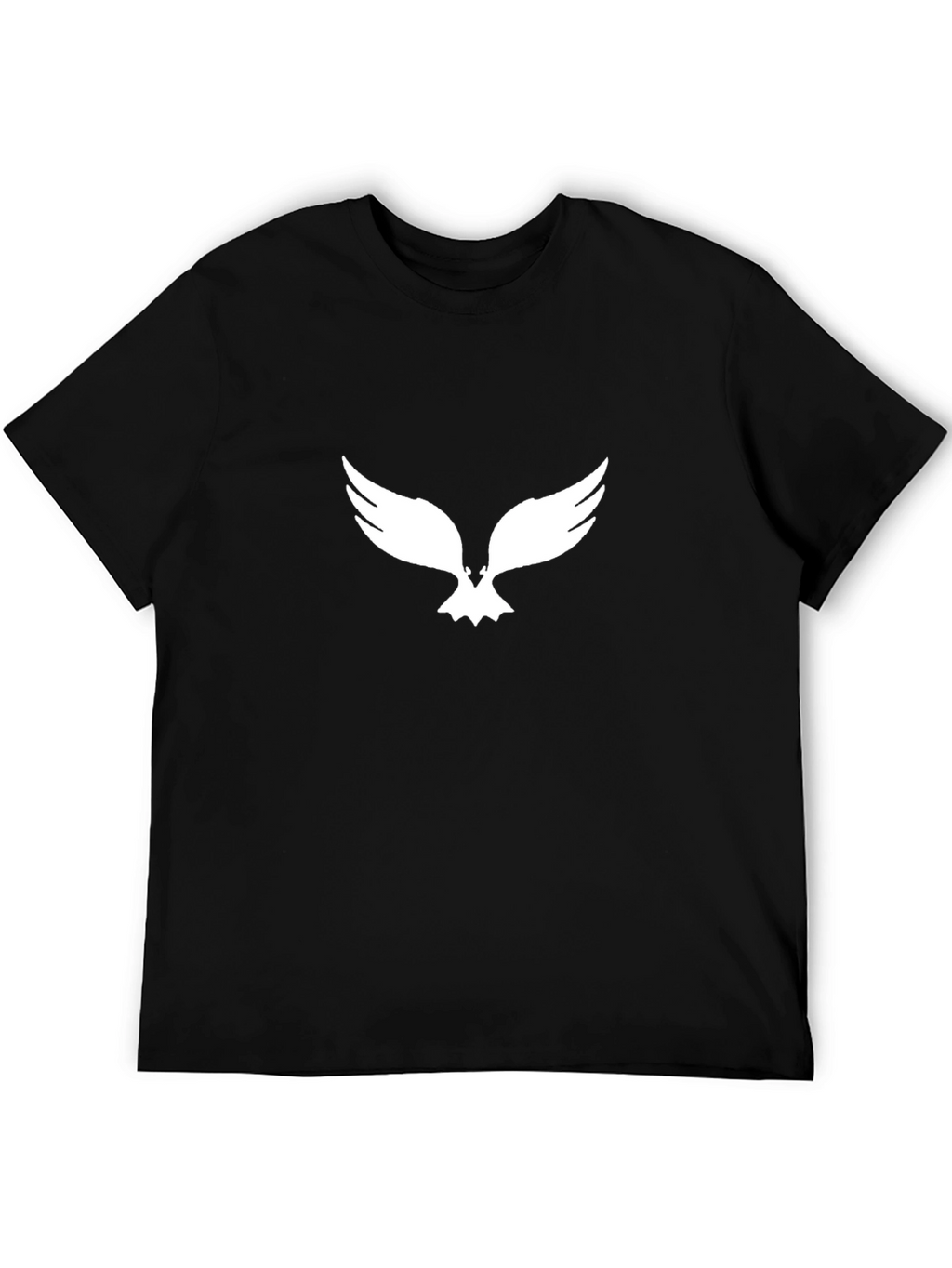 Black T-Shirt with Eagle Graphic
