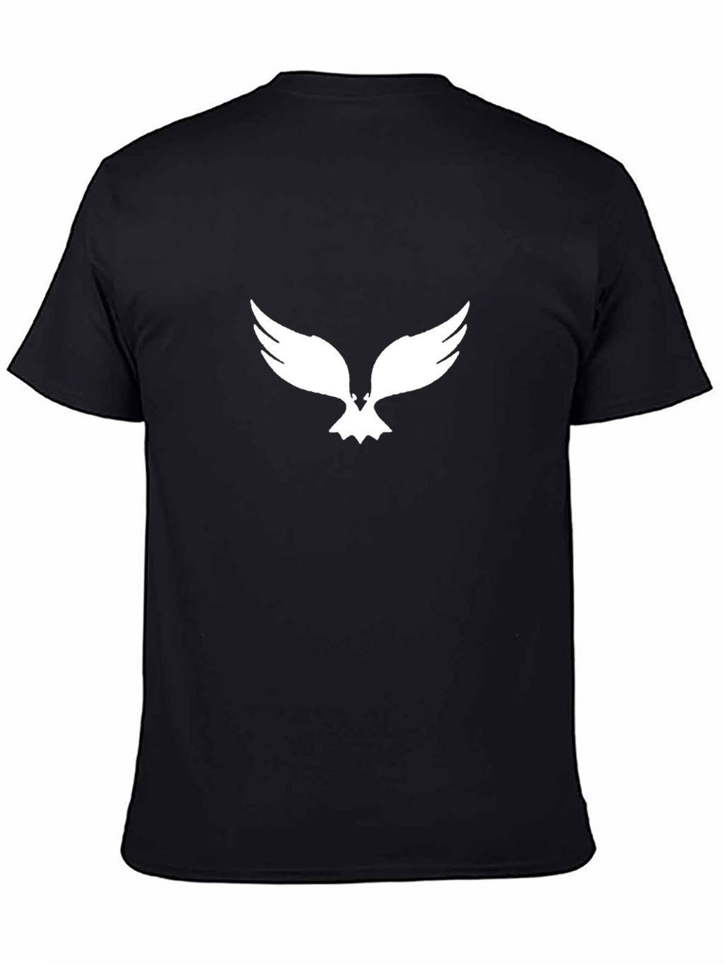 Black T-Shirt with Eagle Graphic