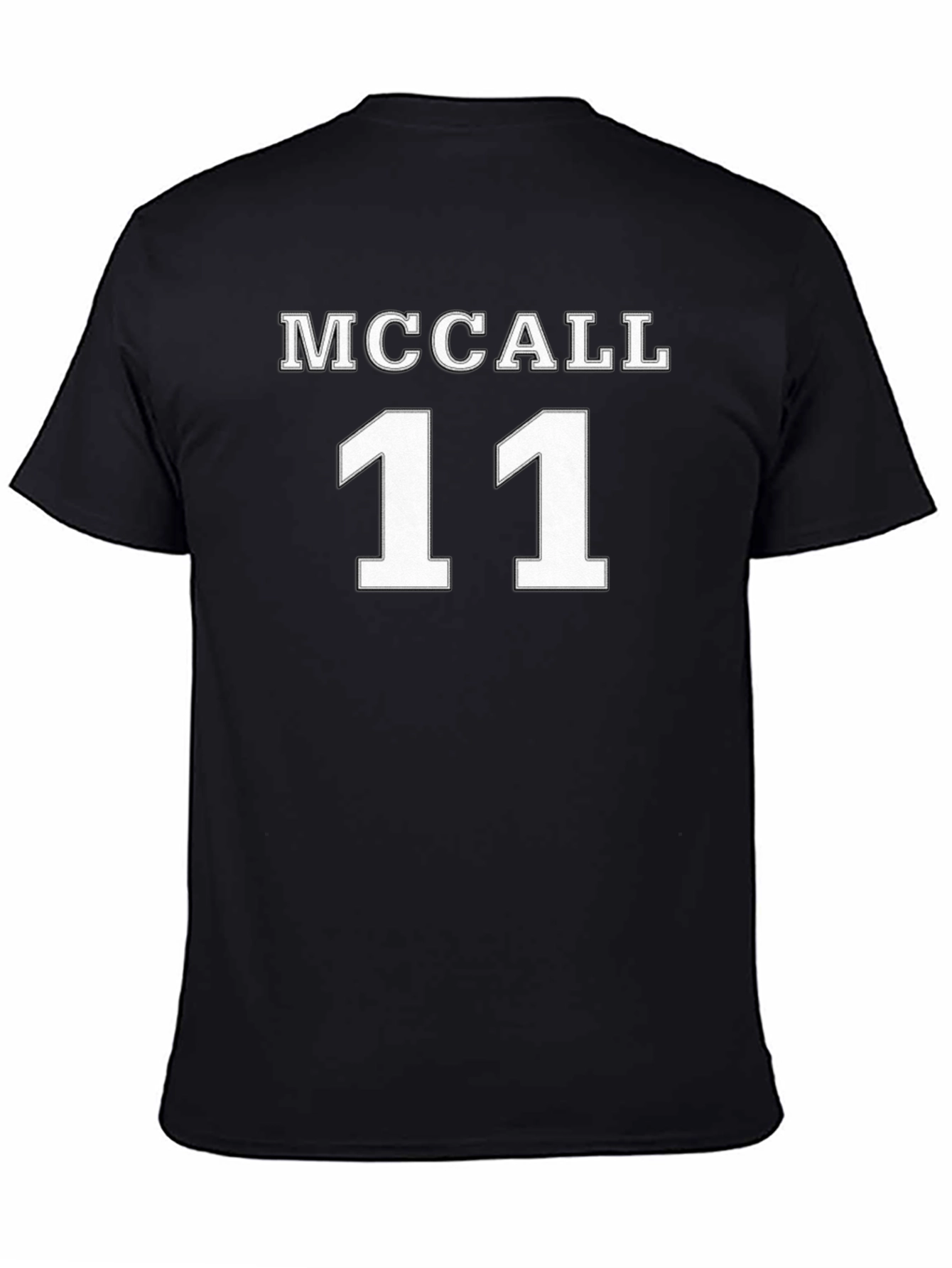McCall 11 Black Tee - Teen Wolf Inspired Fan Apparel