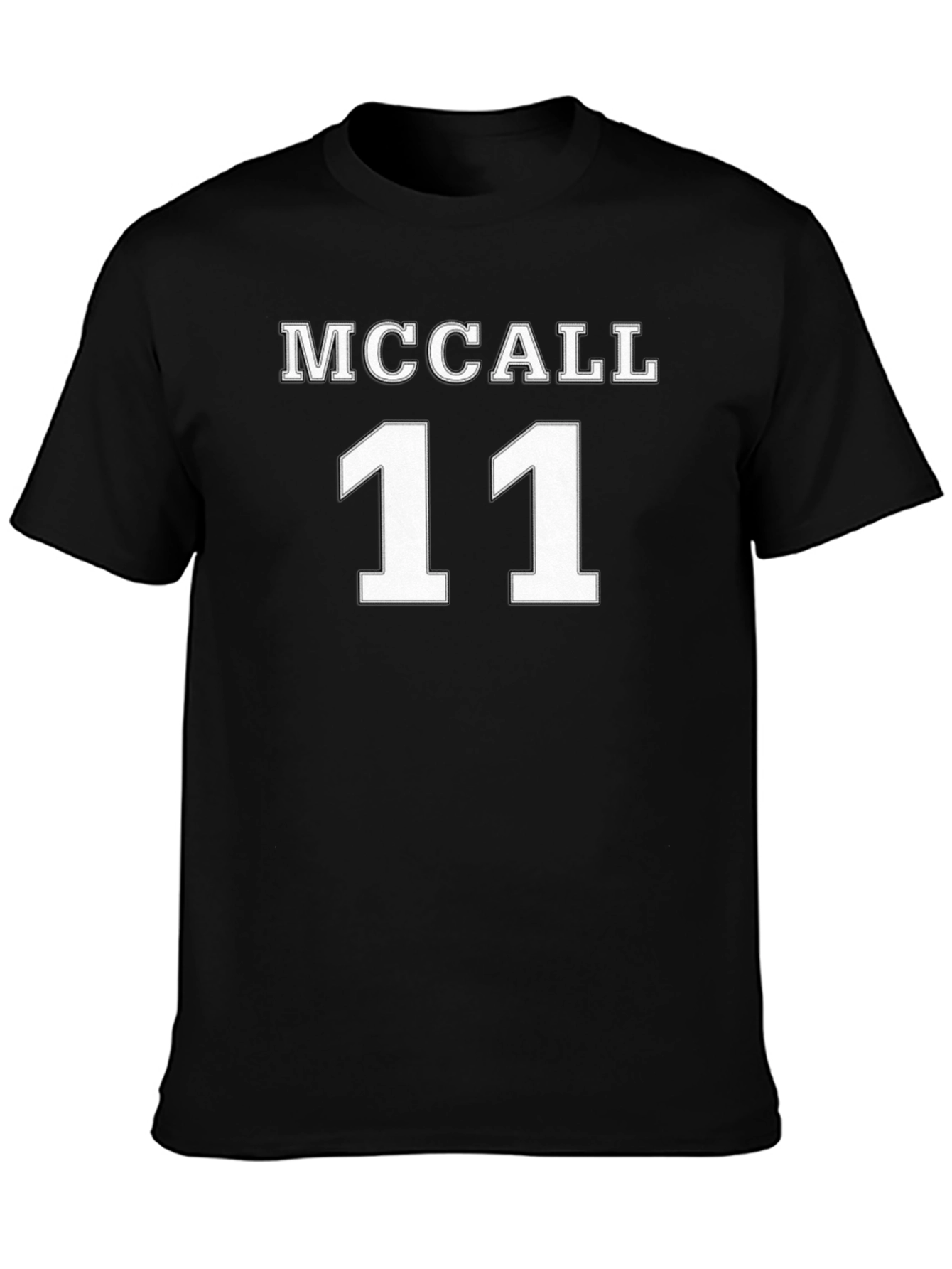McCall 11 Black Tee - Teen Wolf Inspired Fan Apparel