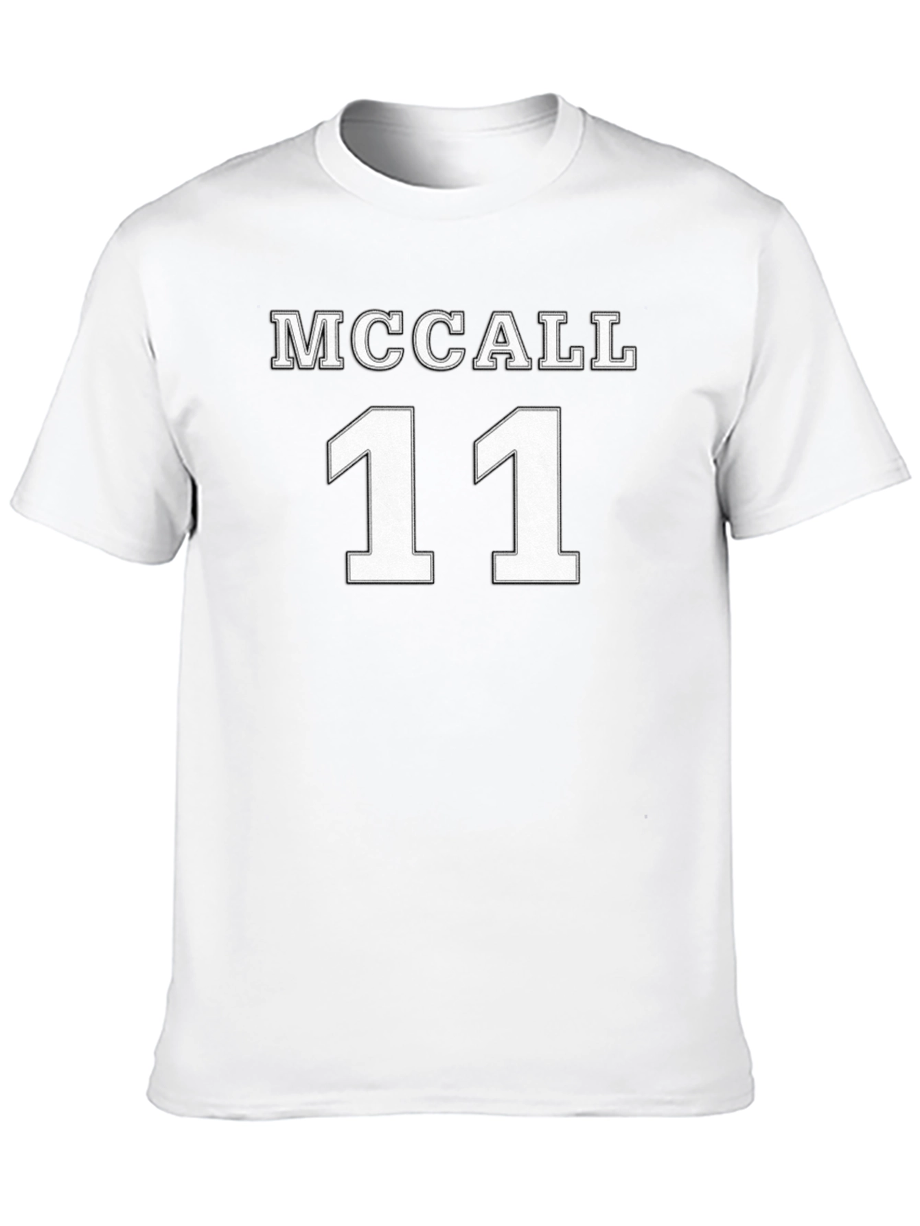 McCall 11 Black Tee - Teen Wolf Inspired Fan Apparel