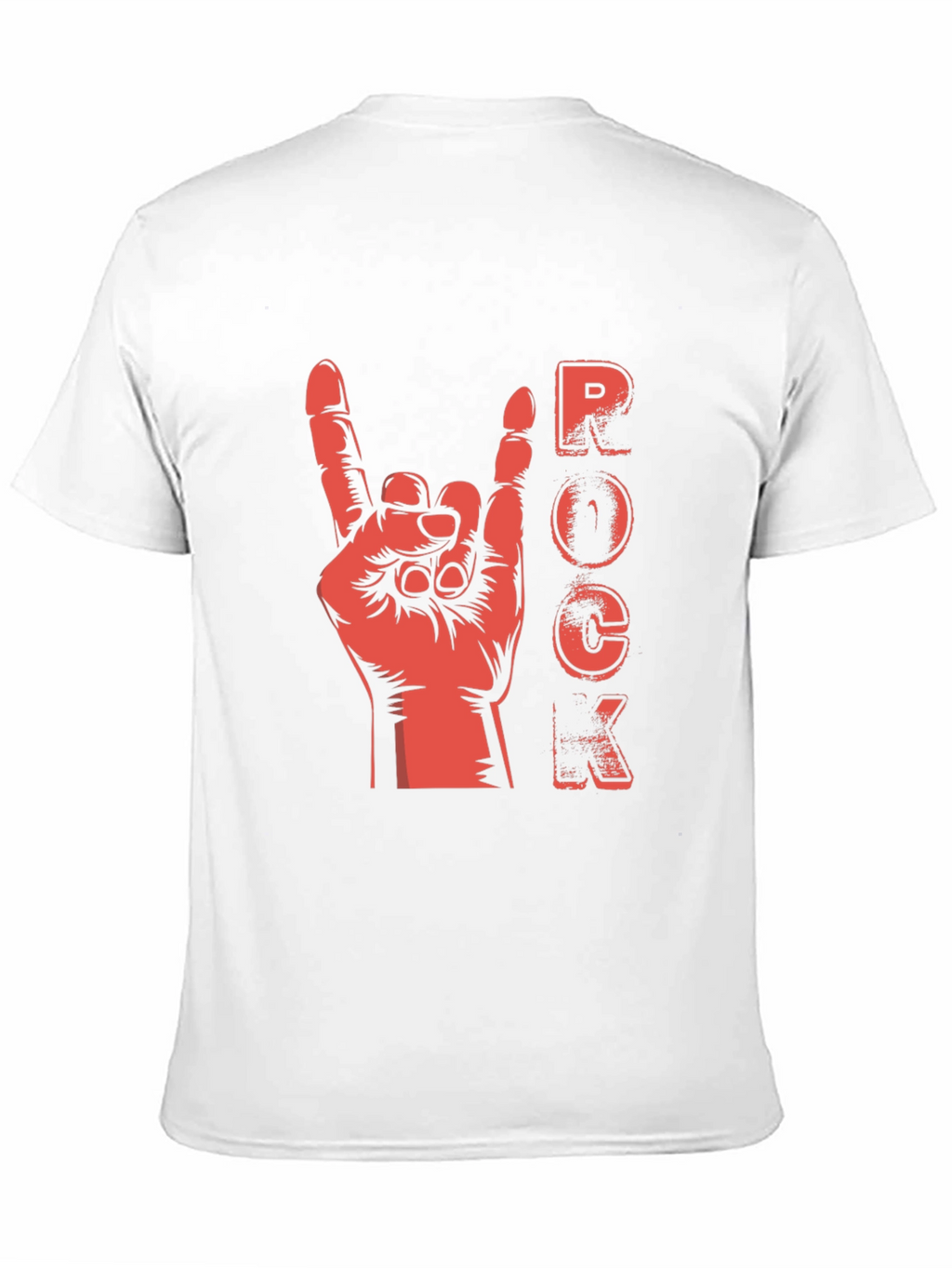 Rock Hand Gesture Graphic T-Shirt