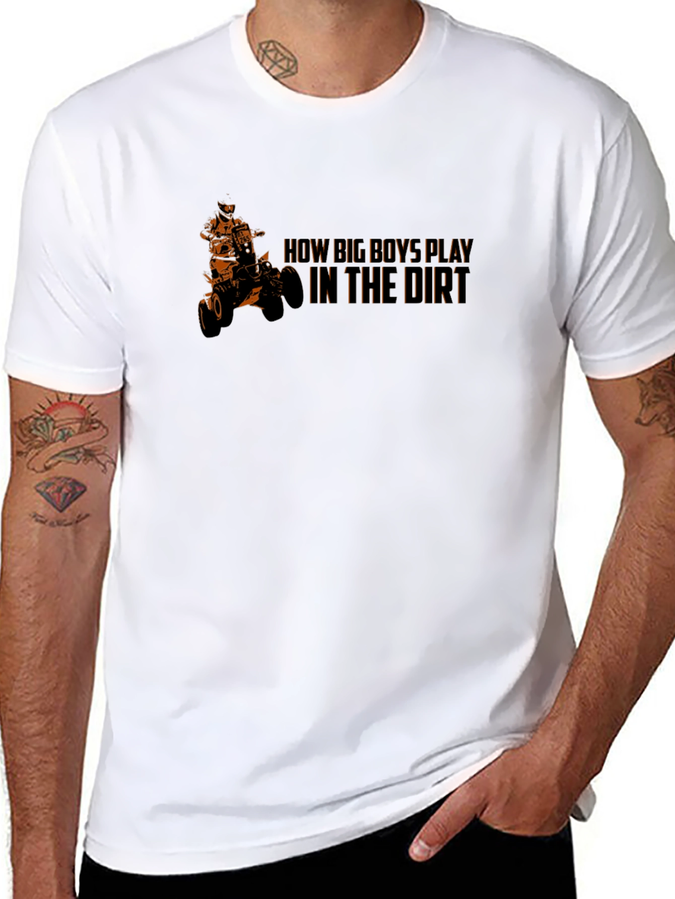 How Big Boys Play in the Dirt ATV T-Shirt
