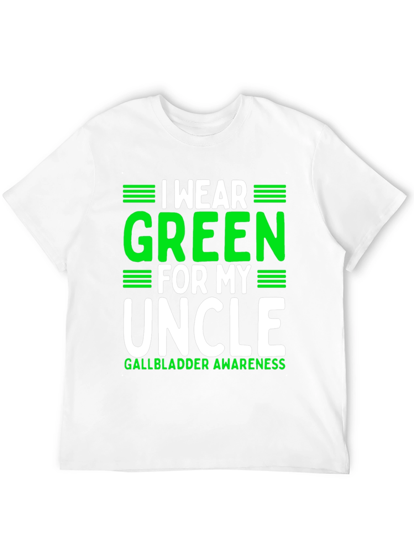 Green for My Uncle Gallbladder Awareness T-Shirt
