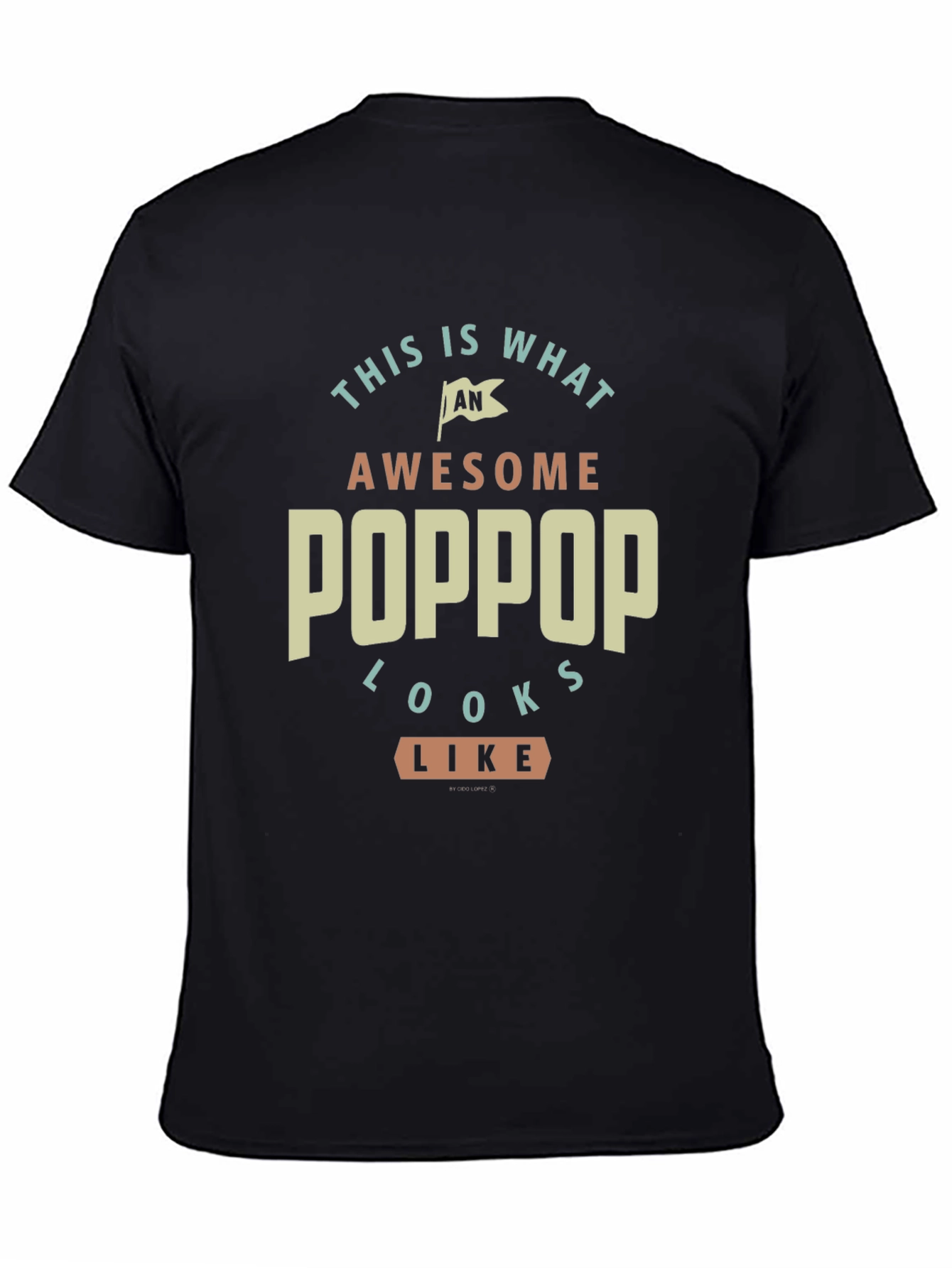 Awesome Poppop T-Shirt - Gift for Grandfather