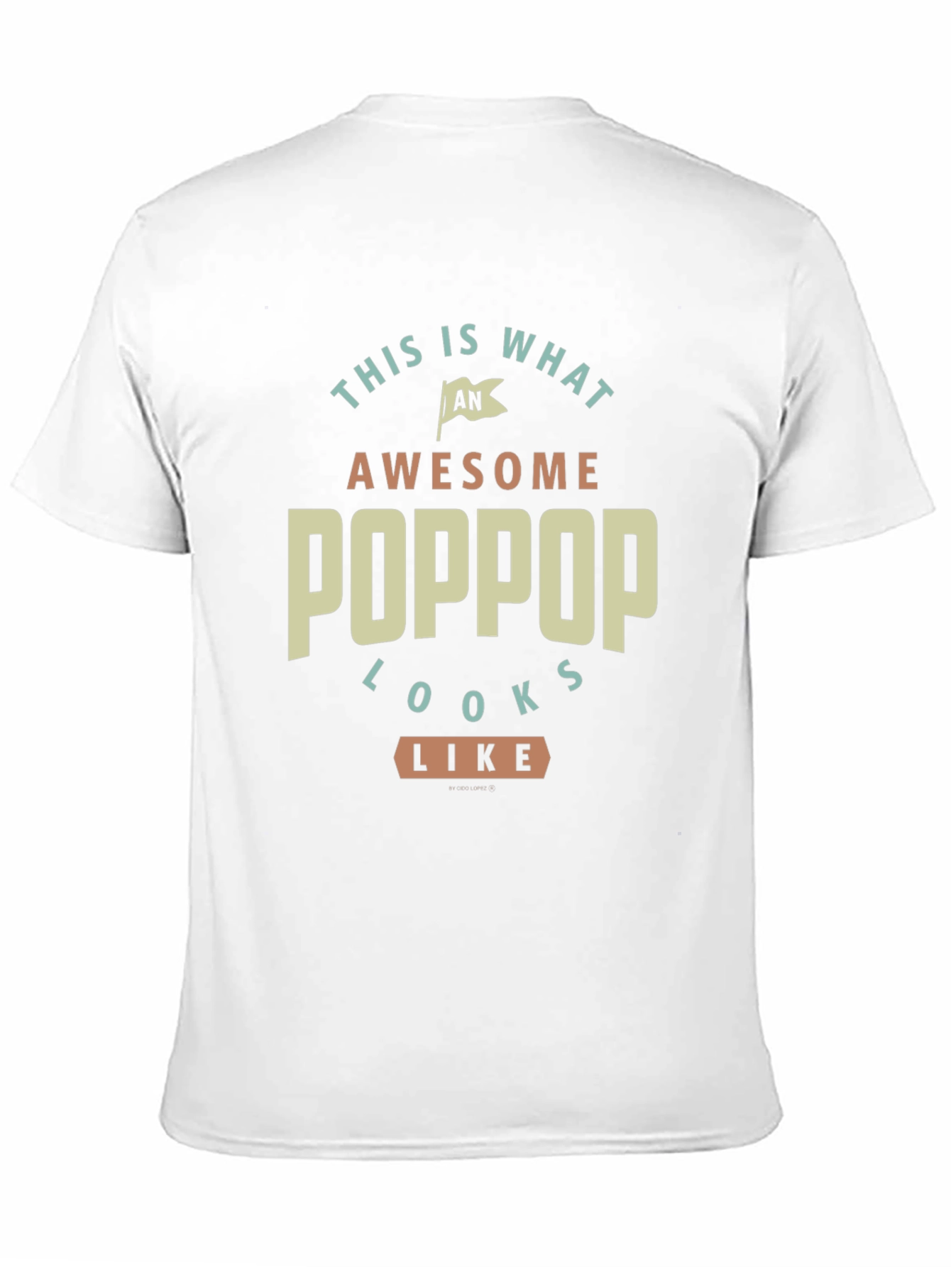 Awesome Poppop T-Shirt - Gift for Grandfather