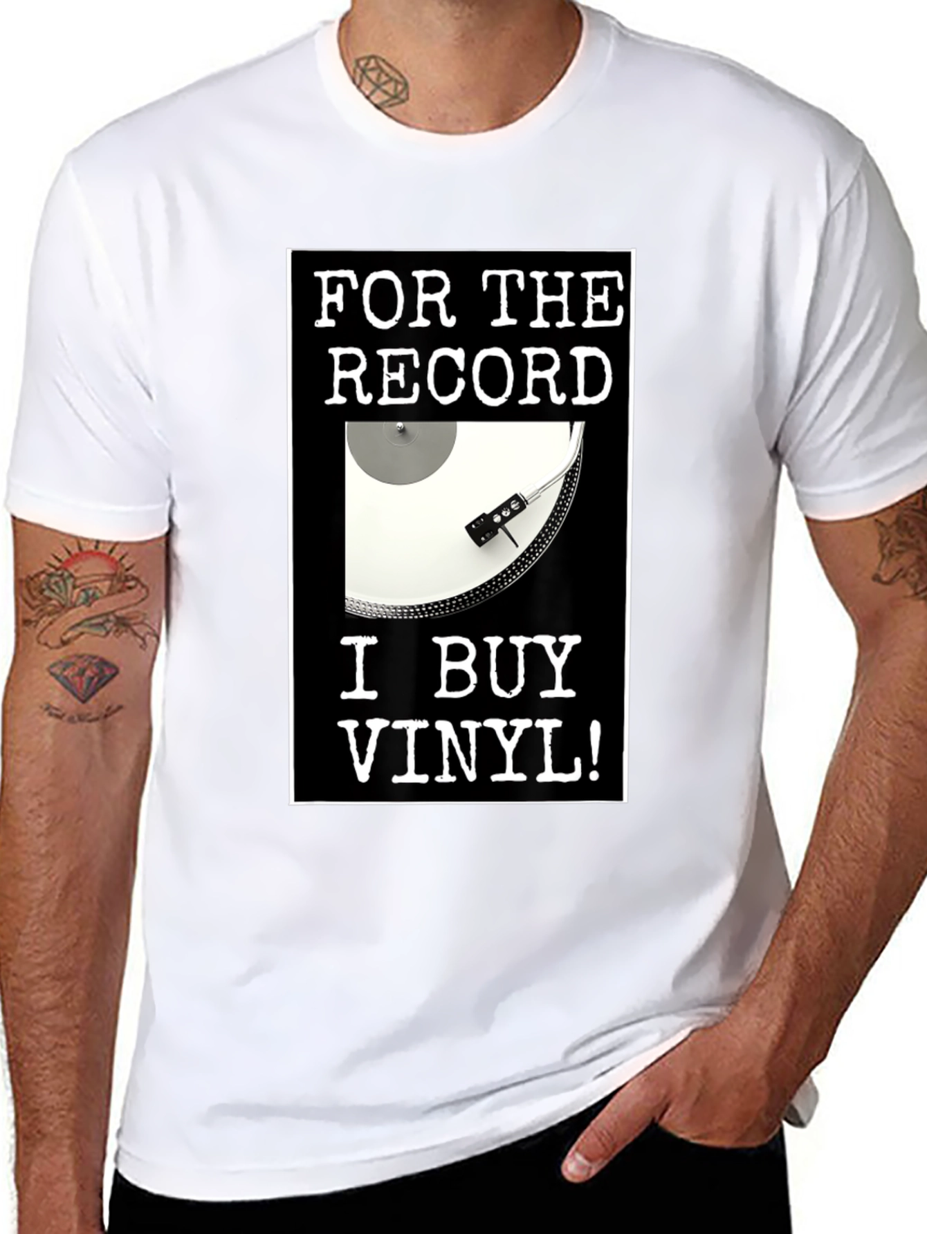 For The Record I Buy Vinyl T-Shirt