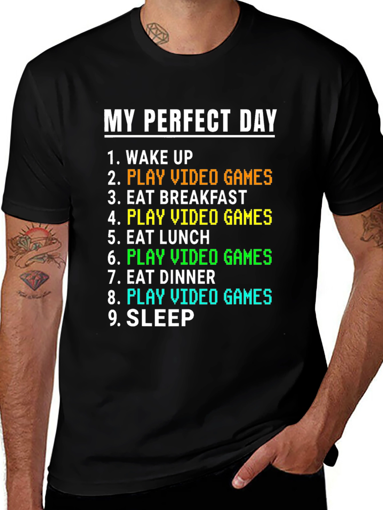 My Perfect Day Gamer T-Shirt