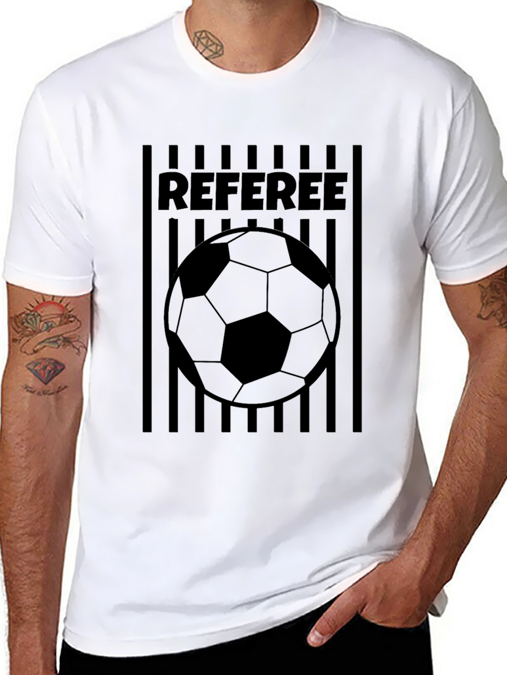 Referee Soccer Ball Graphic T-Shirt