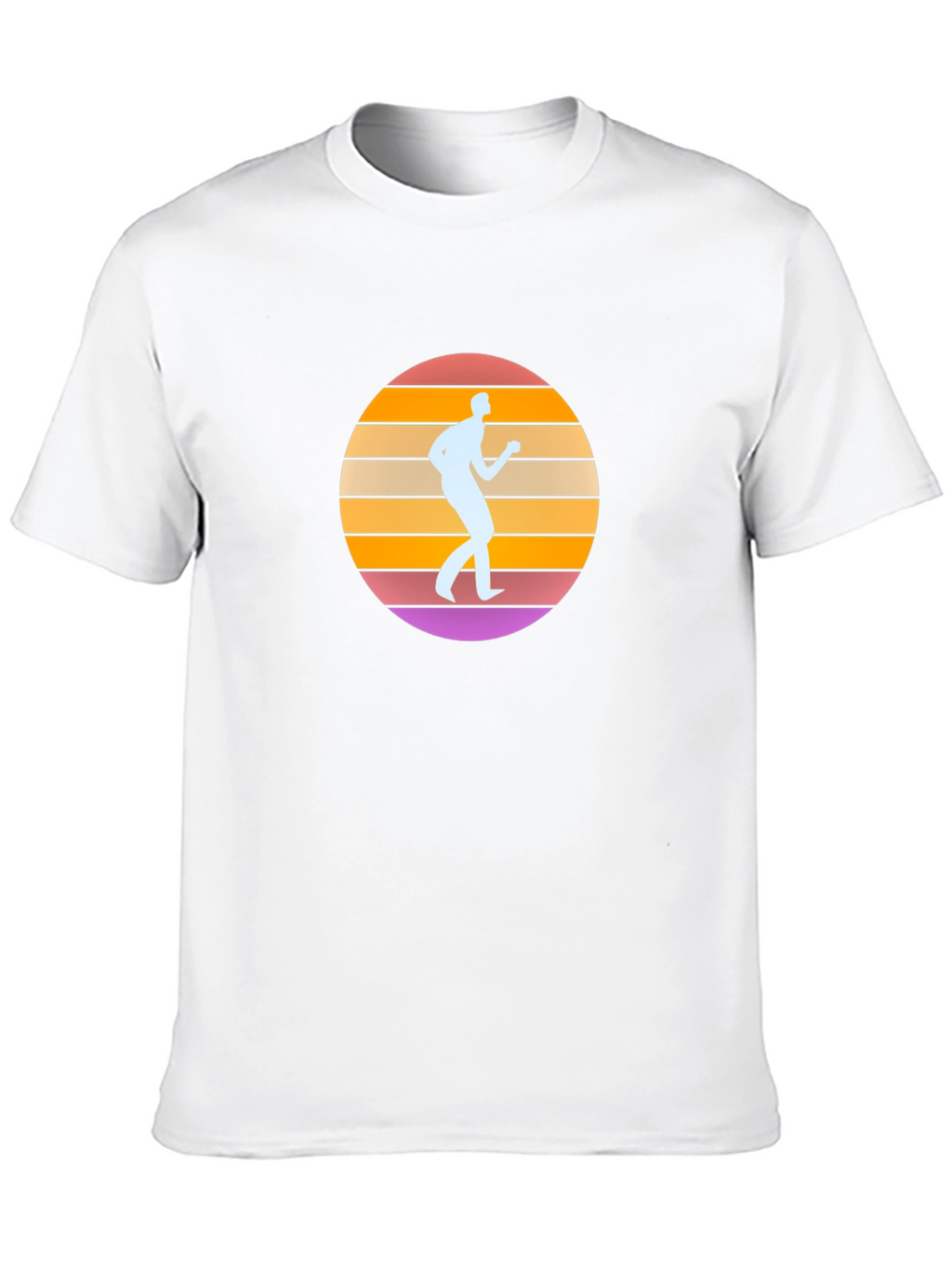 Retro Sunset Runner Graphic Tee