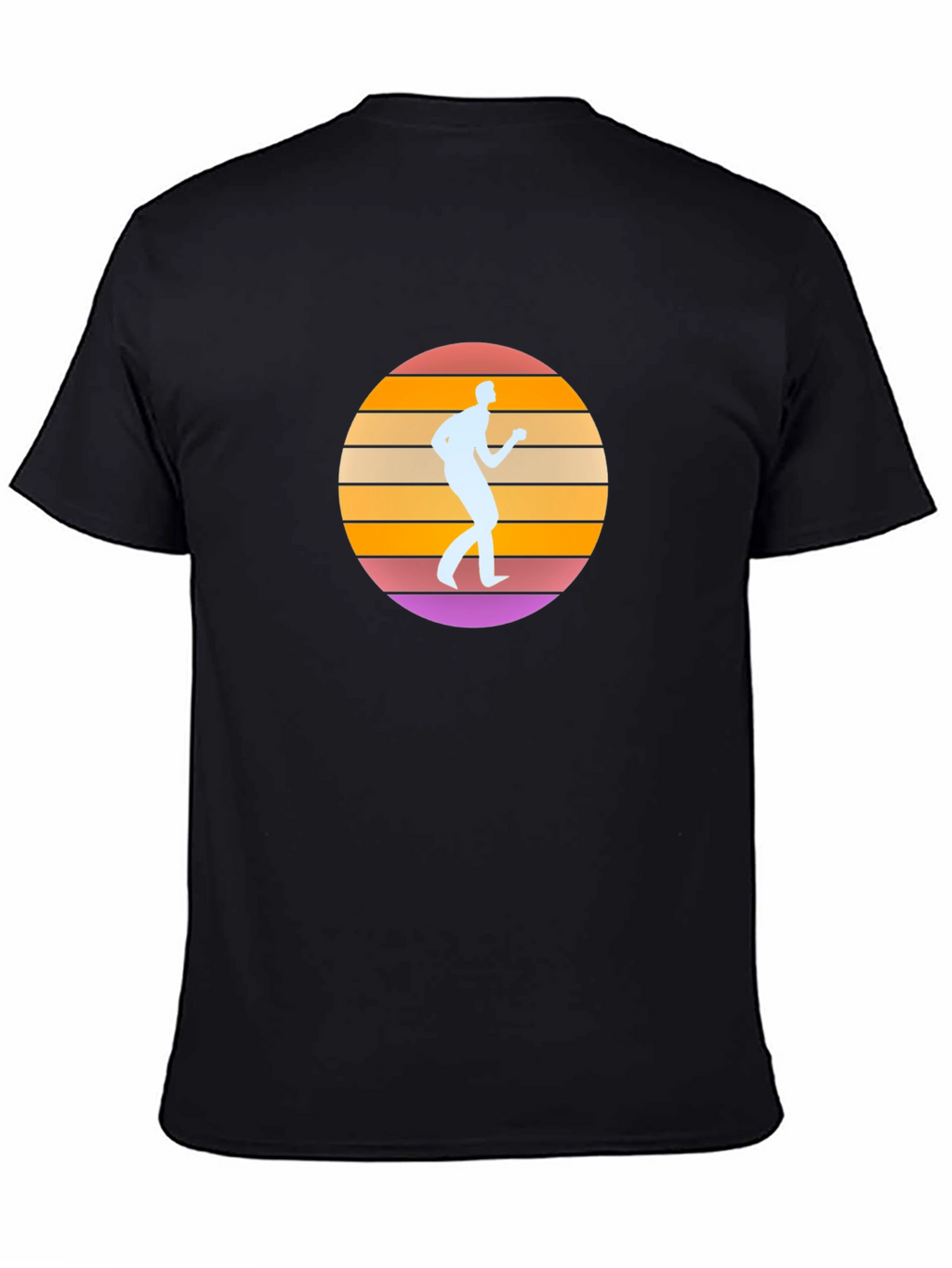 Retro Sunset Runner Graphic Tee