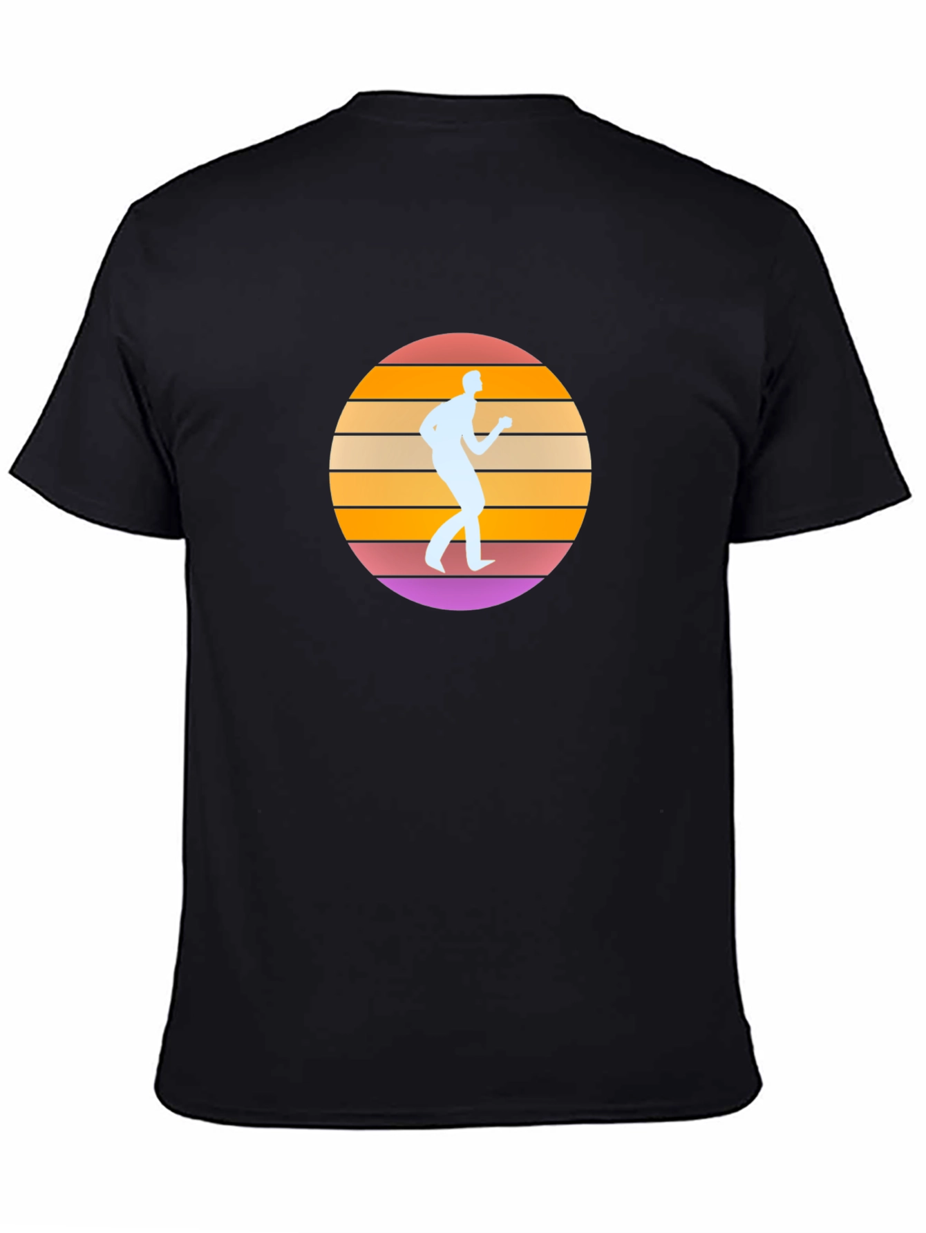 Retro Sunset Runner Graphic Tee