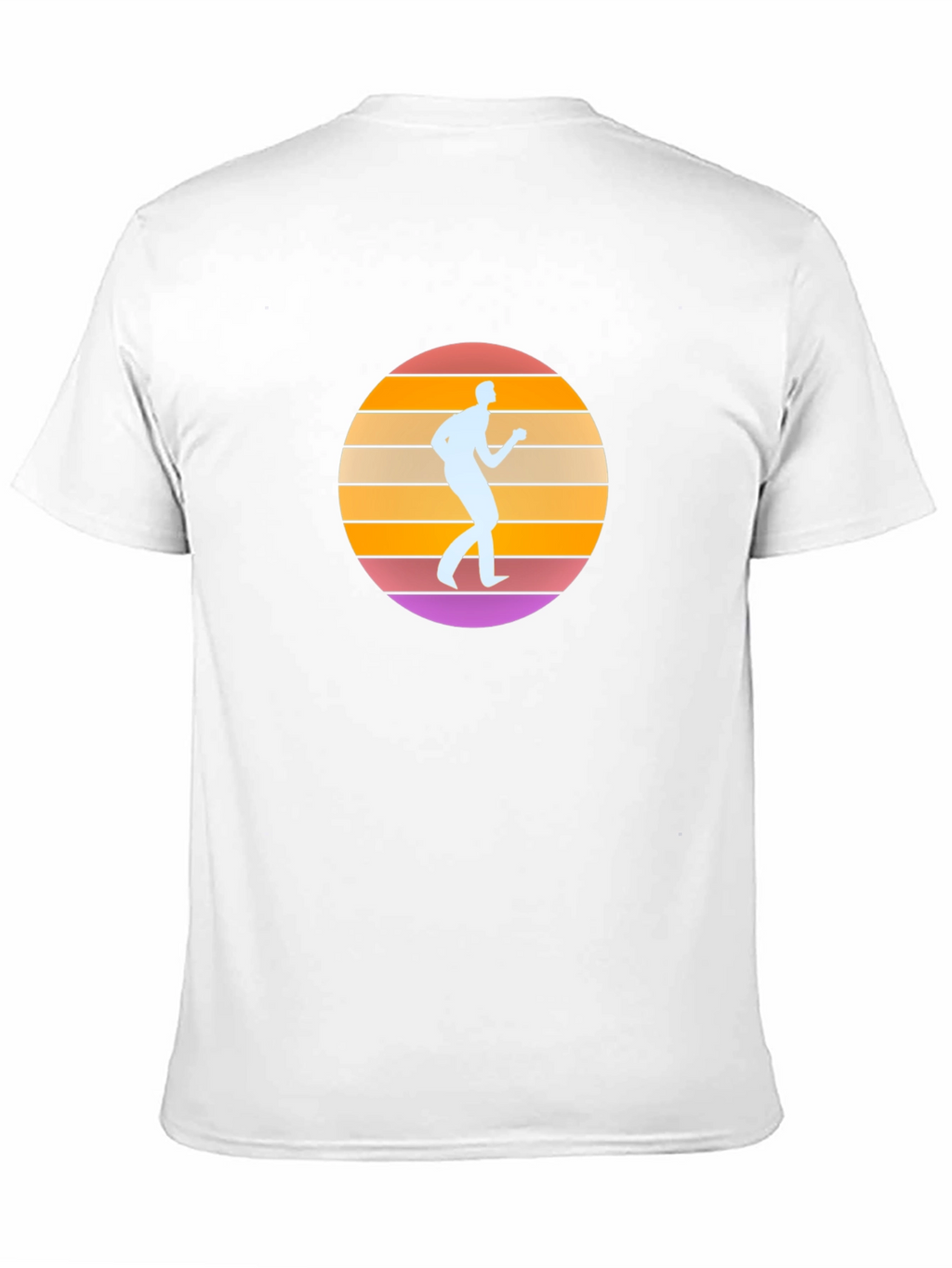 Retro Sunset Runner Graphic Tee