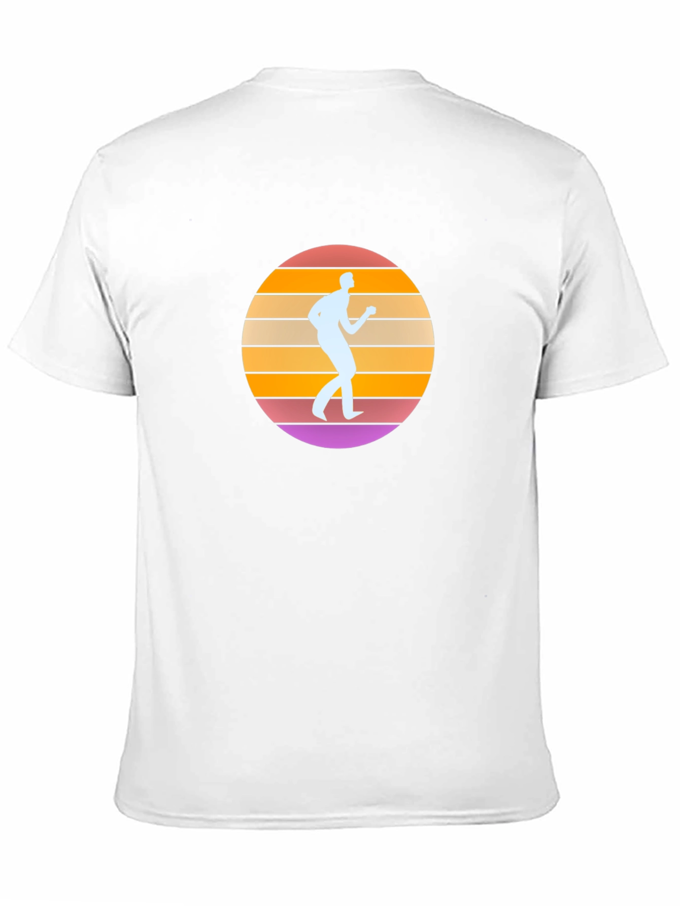 Retro Sunset Runner Graphic Tee
