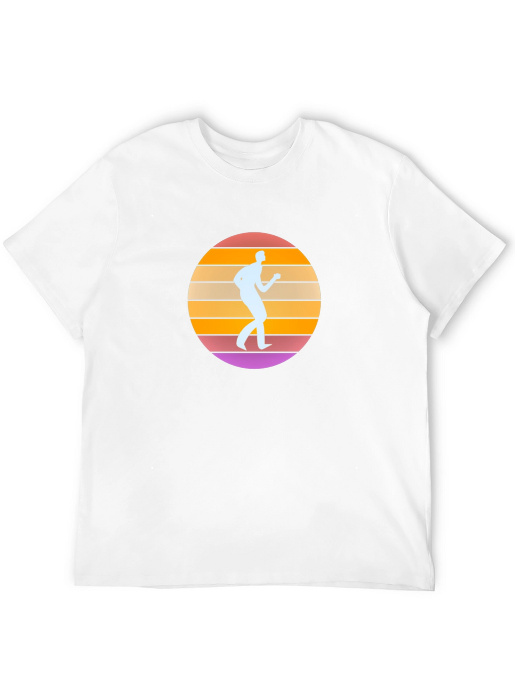 Retro Sunset Runner Graphic Tee