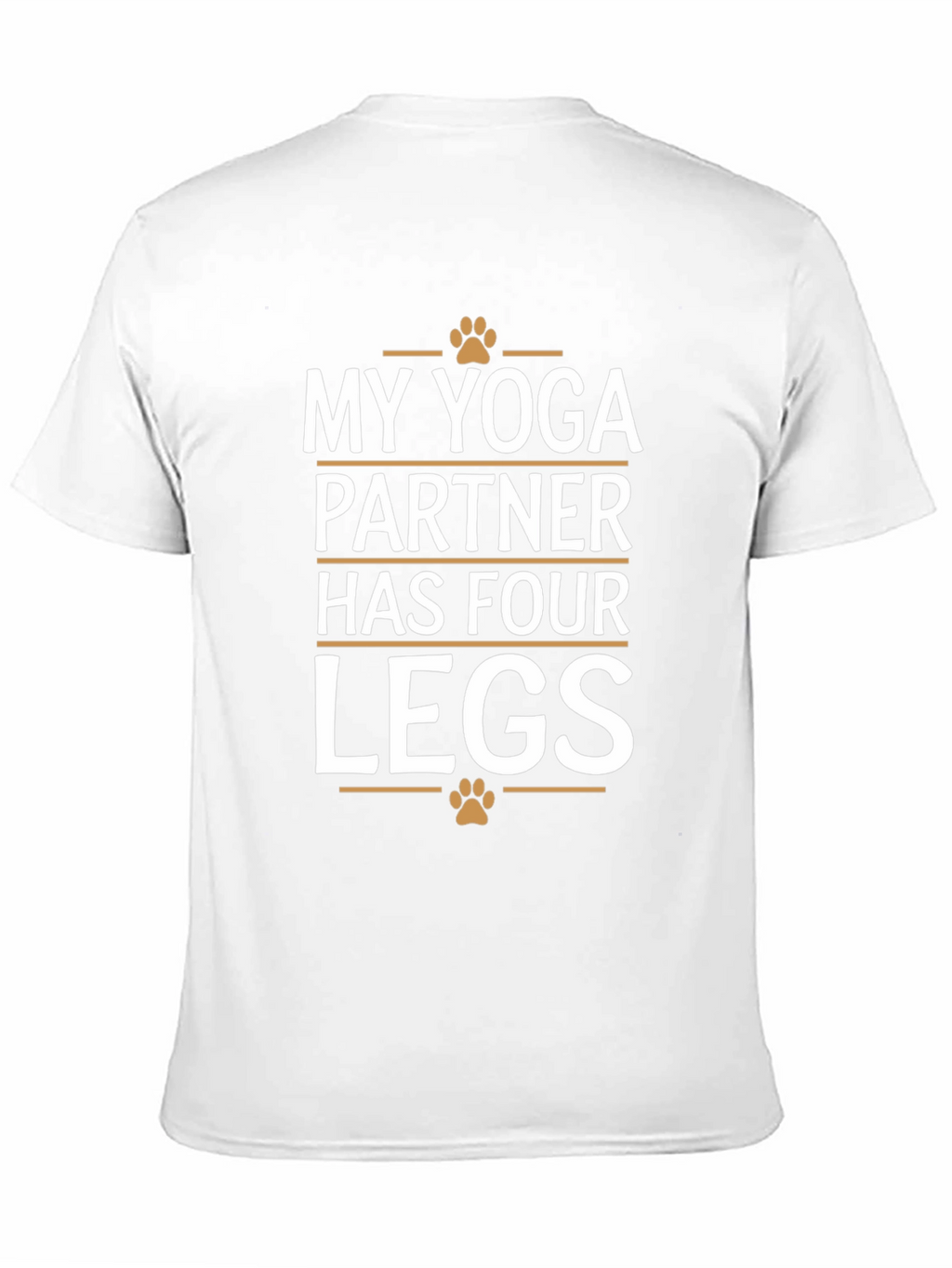 Yoga Partner Four Legs Graphic Tee - Black
