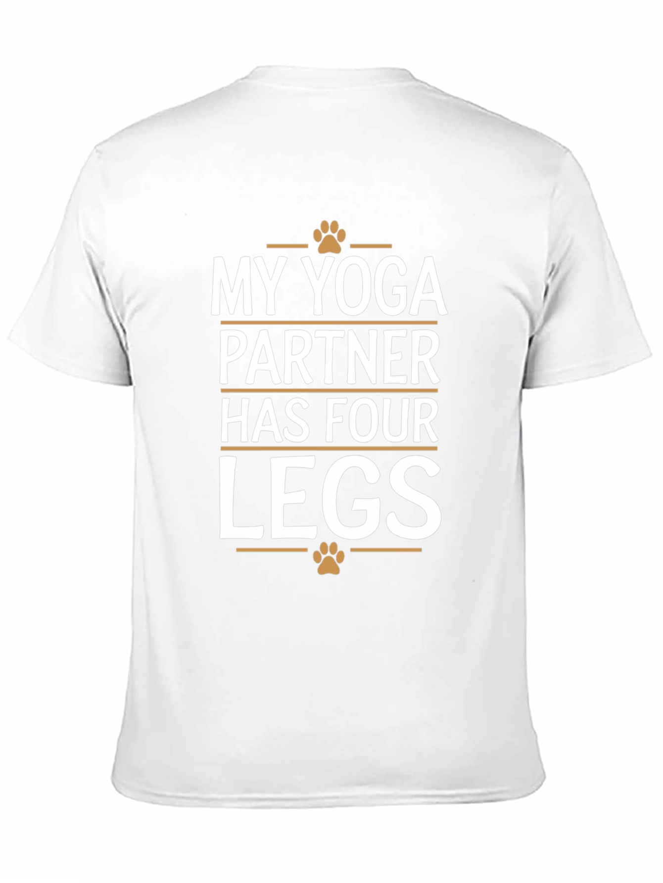 Yoga Partner Four Legs Graphic Tee - Black