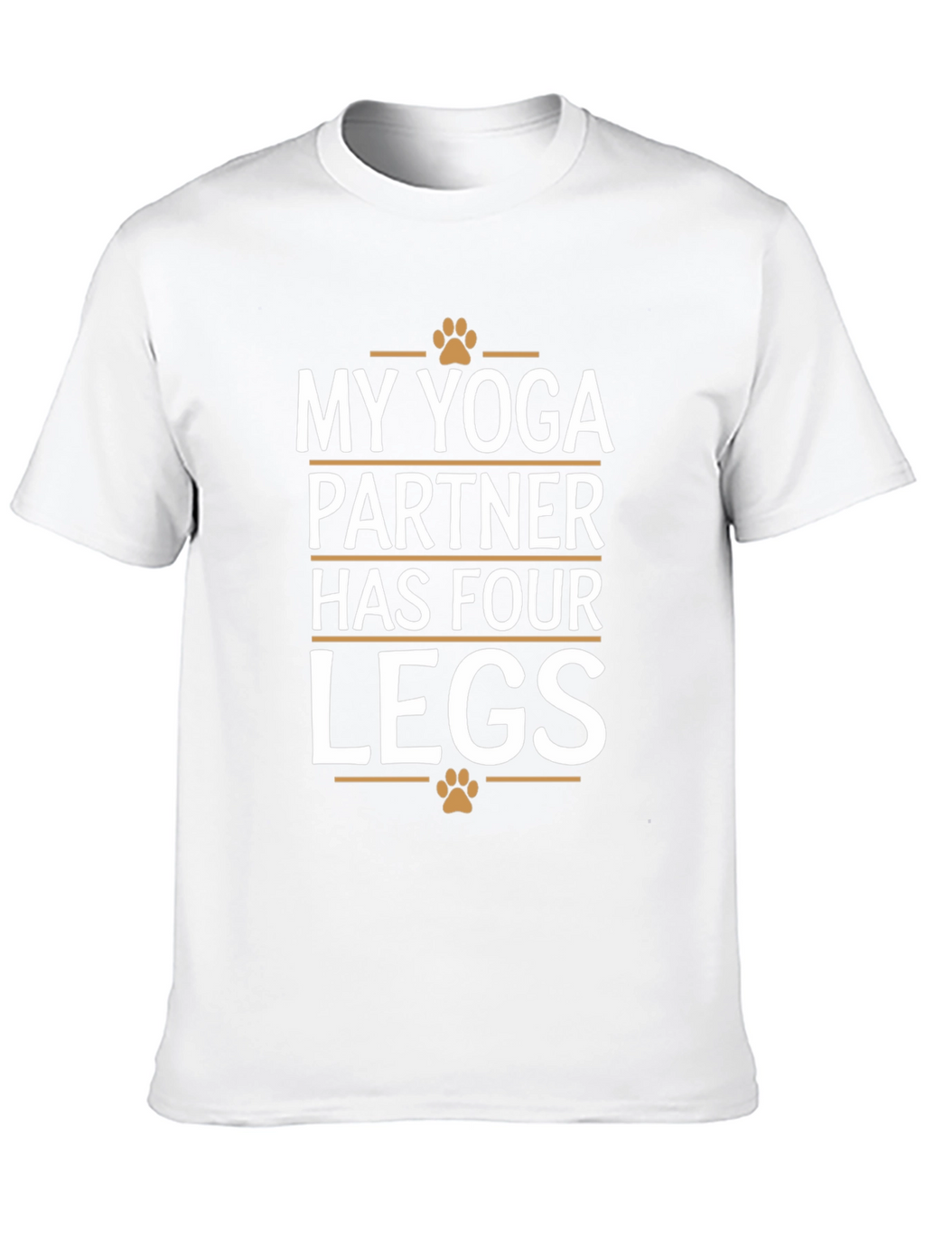 Yoga Partner Four Legs Graphic Tee - Black