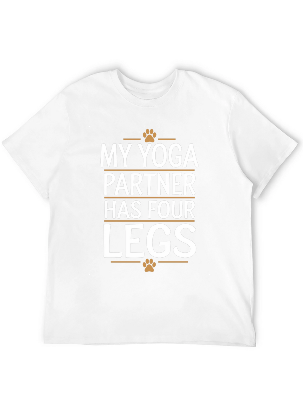 Yoga Partner Four Legs Graphic Tee - Black