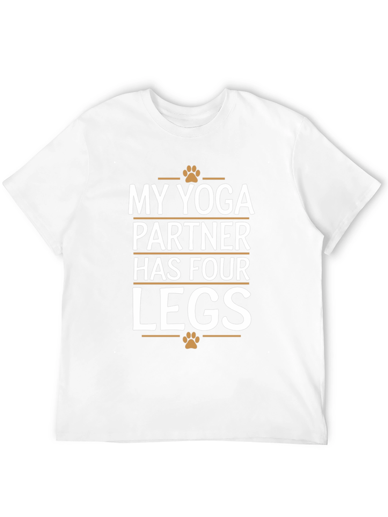 Yoga Partner Four Legs Graphic Tee - Black