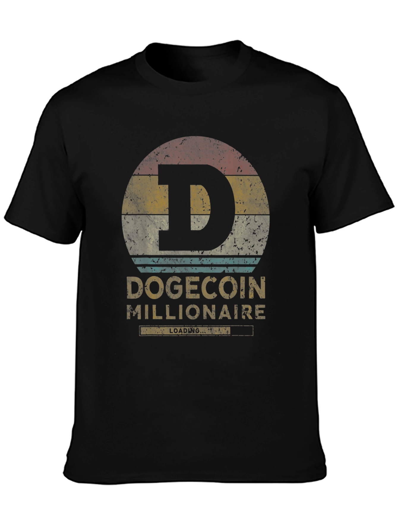 Dogecoin Millionaire T-Shirt - Vintage Style Crypto Tee