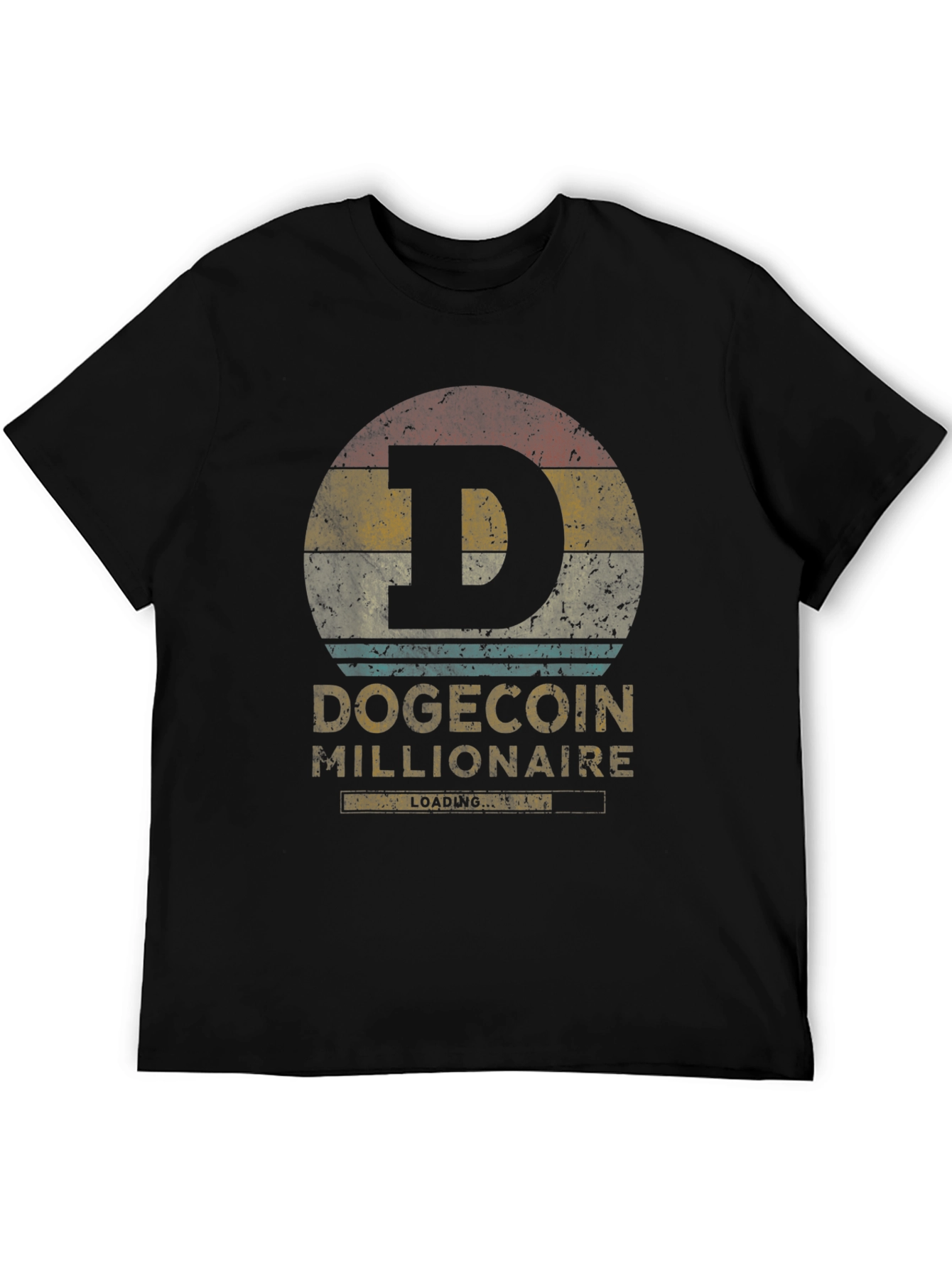 Dogecoin Millionaire T-Shirt - Vintage Style Crypto Tee