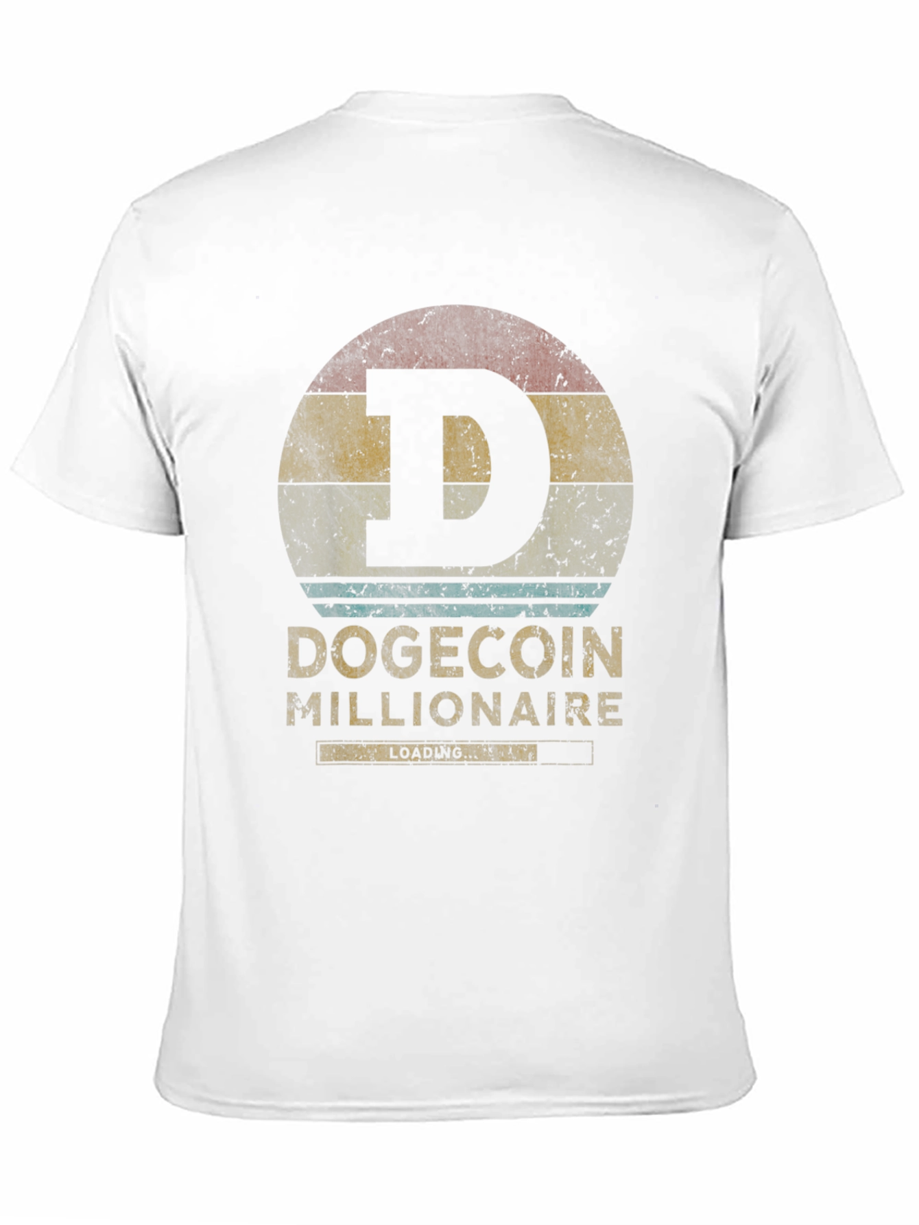 Dogecoin Millionaire T-Shirt - Vintage Style Crypto Tee