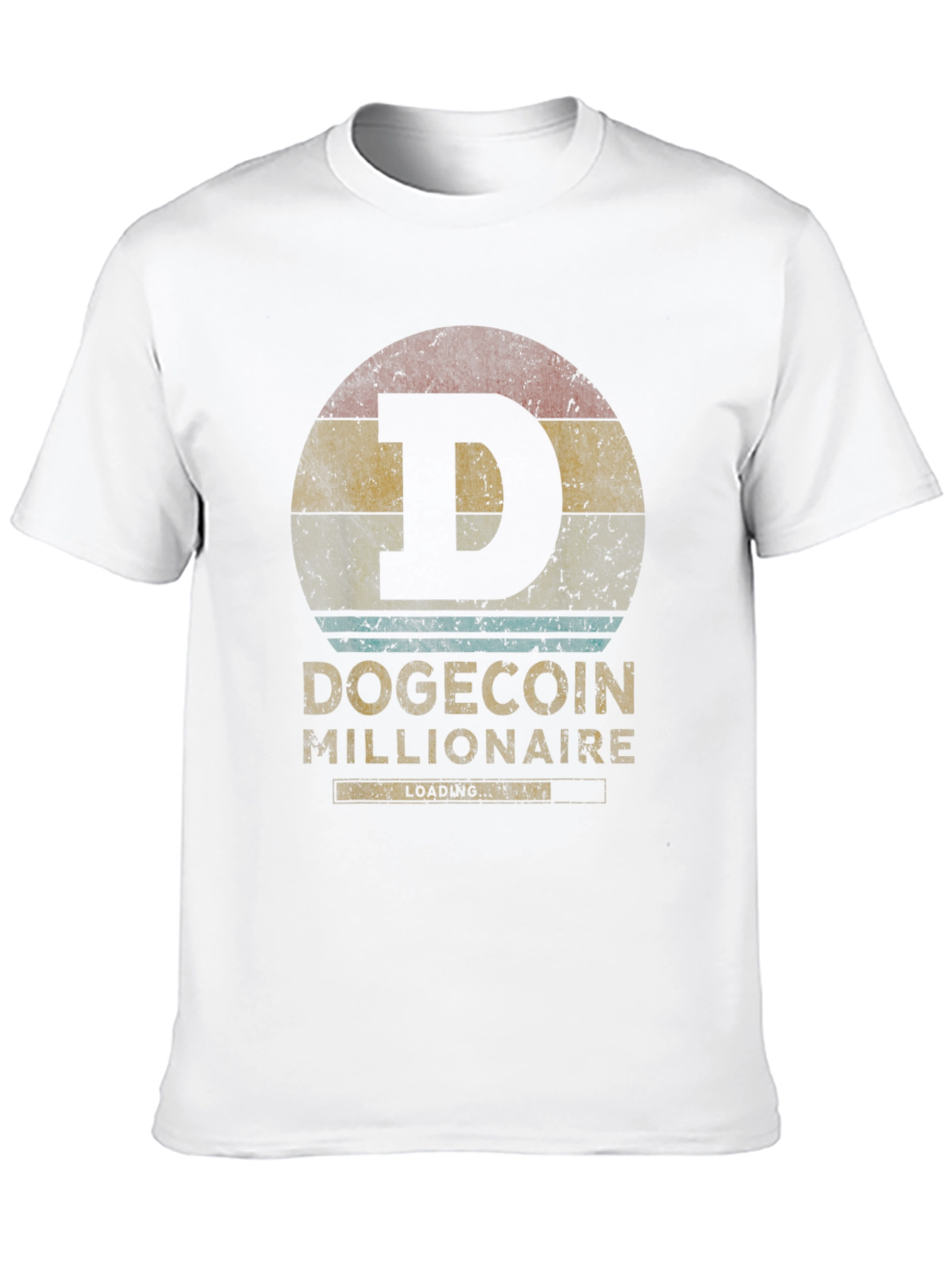 Dogecoin Millionaire T-Shirt - Vintage Style Crypto Tee