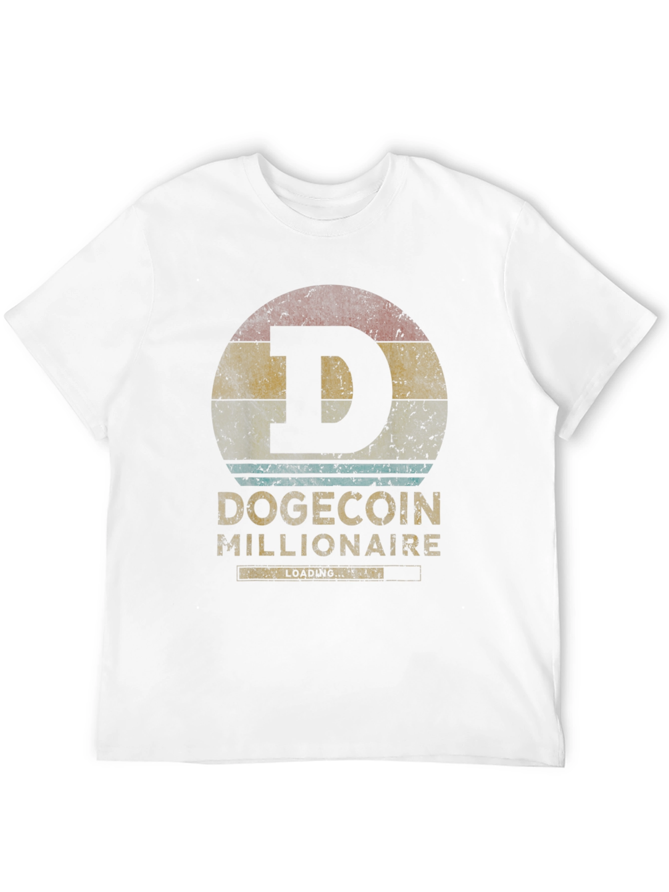 Dogecoin Millionaire T-Shirt - Vintage Style Crypto Tee